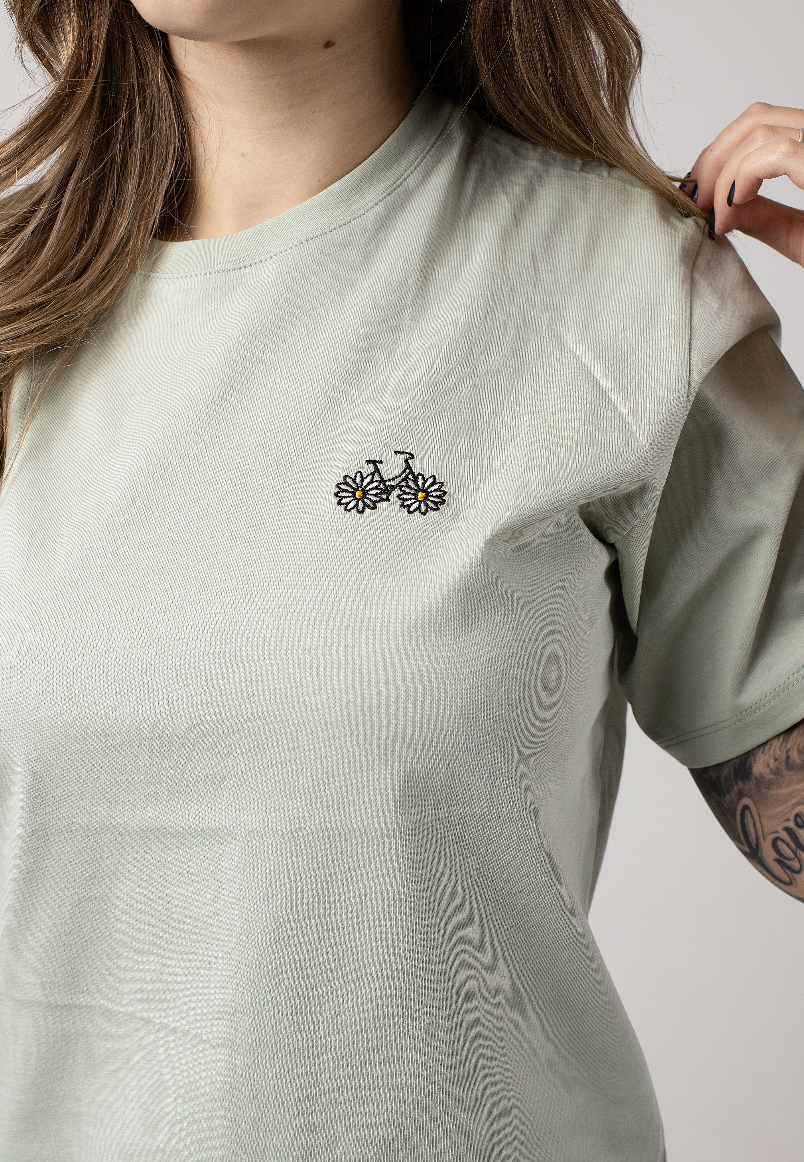 Iriedaily - Daisycycle Light Sage - T-Shirt | Women-Image
