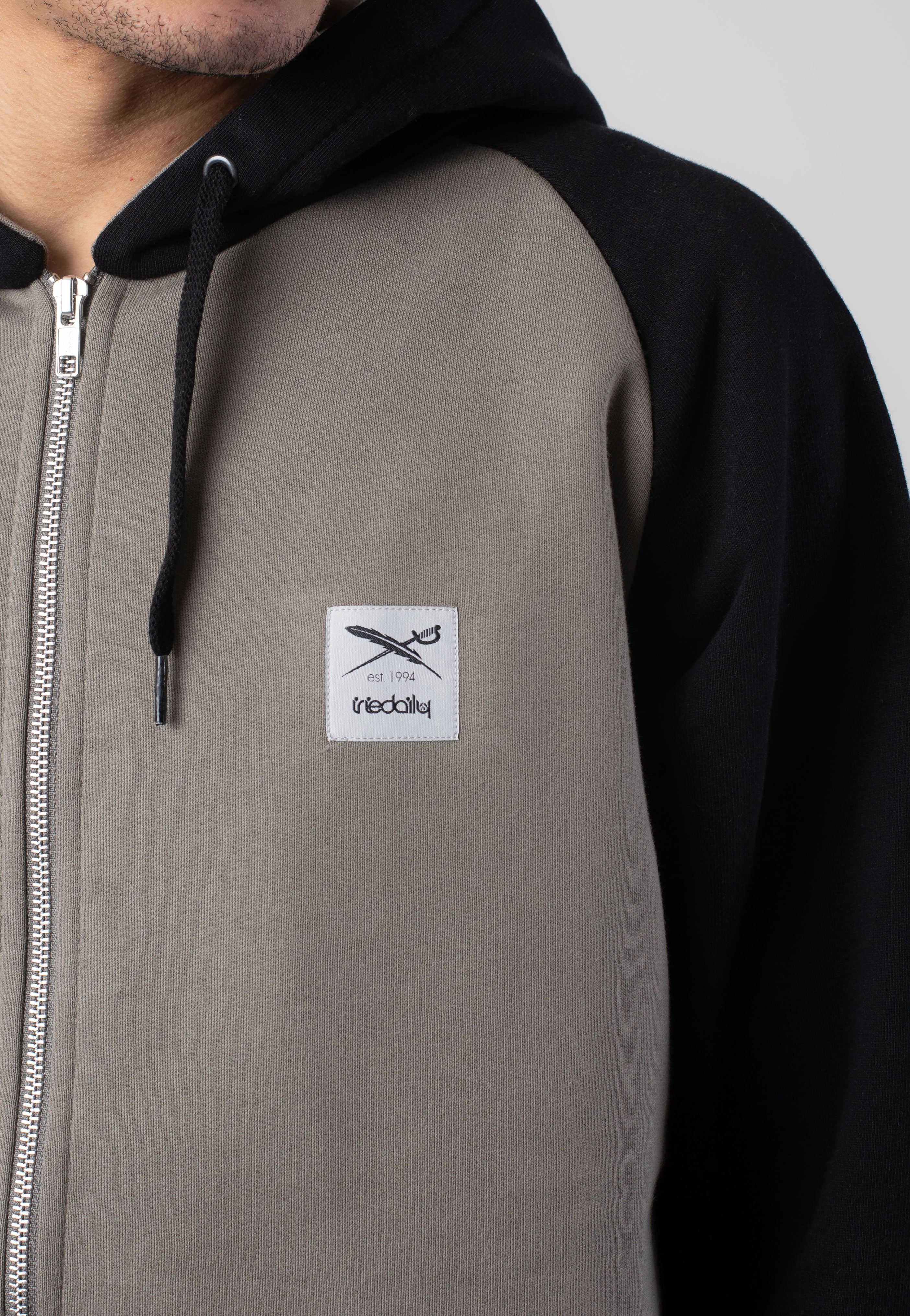 Iriedaily - De College 2 Zip Smokey Olive - Hoodie | Men-Image