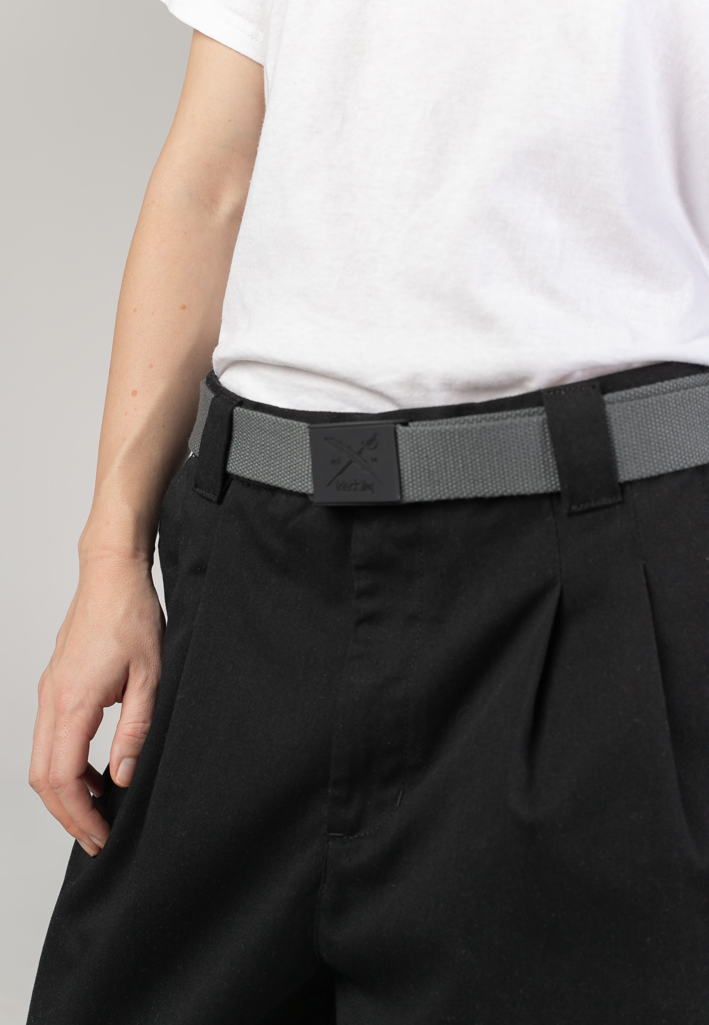 Iriedaily - Flag Rubber Anthracite - Belt | Neutral-Image