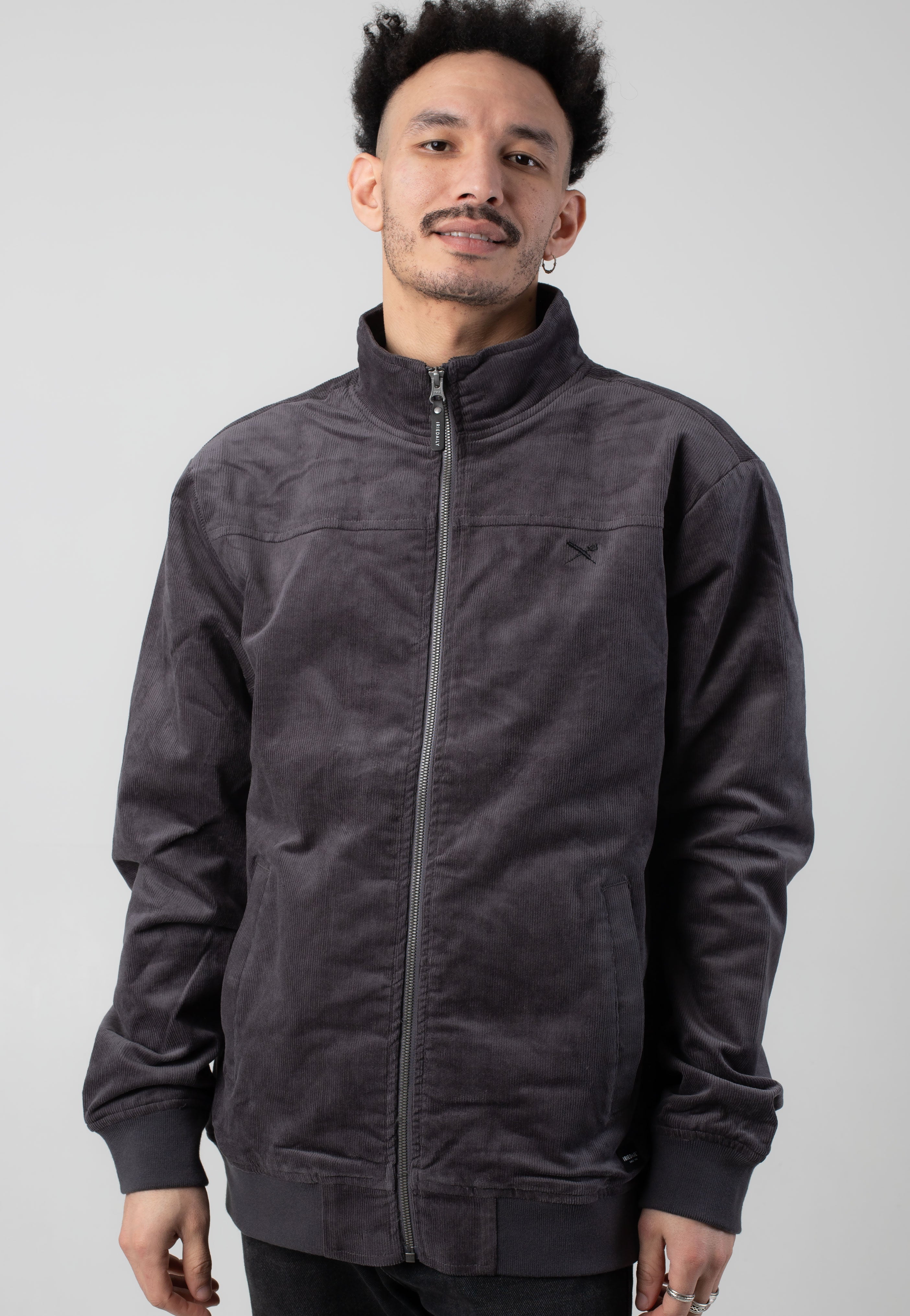 Iriedaily - GSE Cord Anthracite - Jacket | Men-Image
