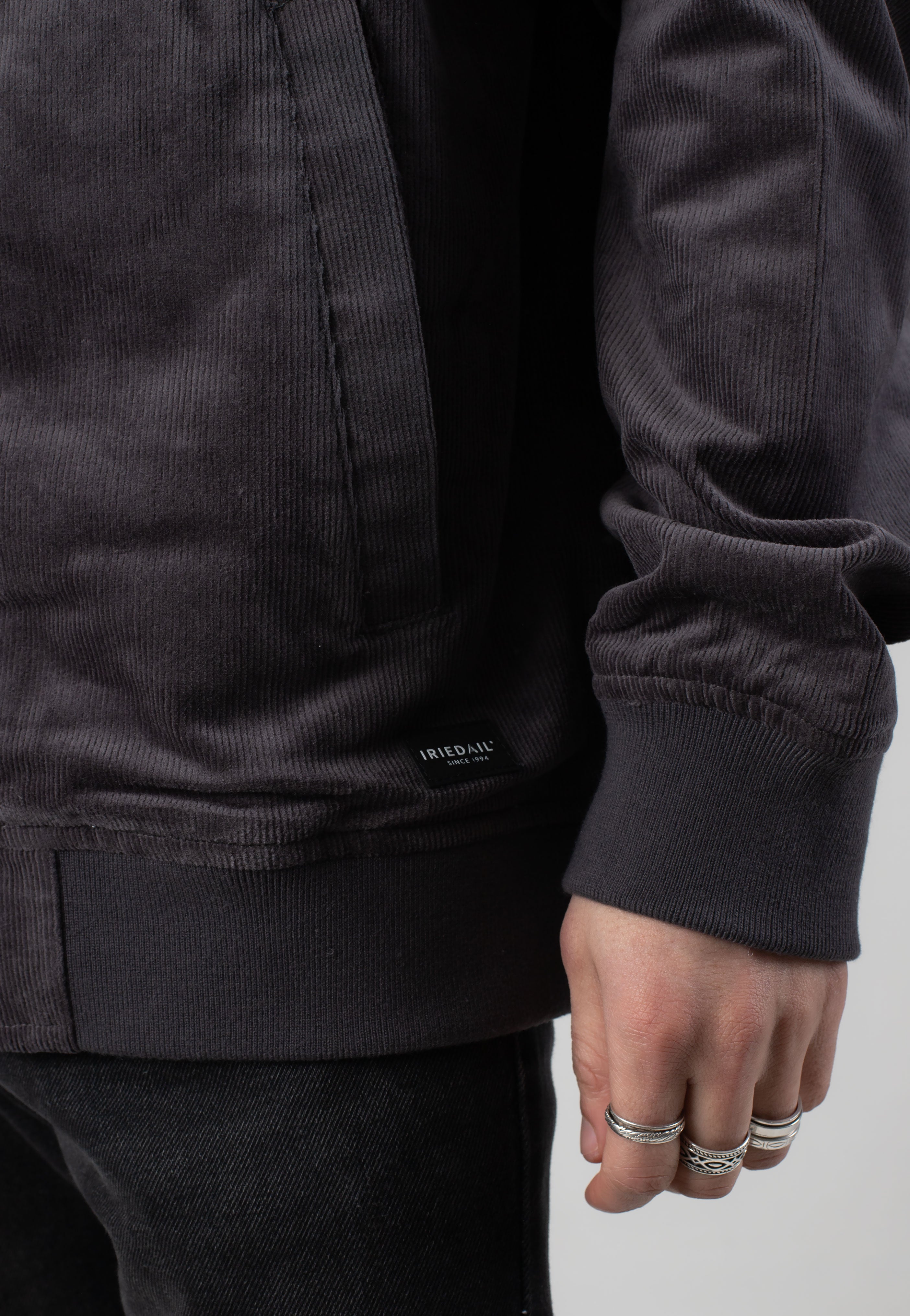 Iriedaily - GSE Cord Anthracite - Jacket | Men-Image