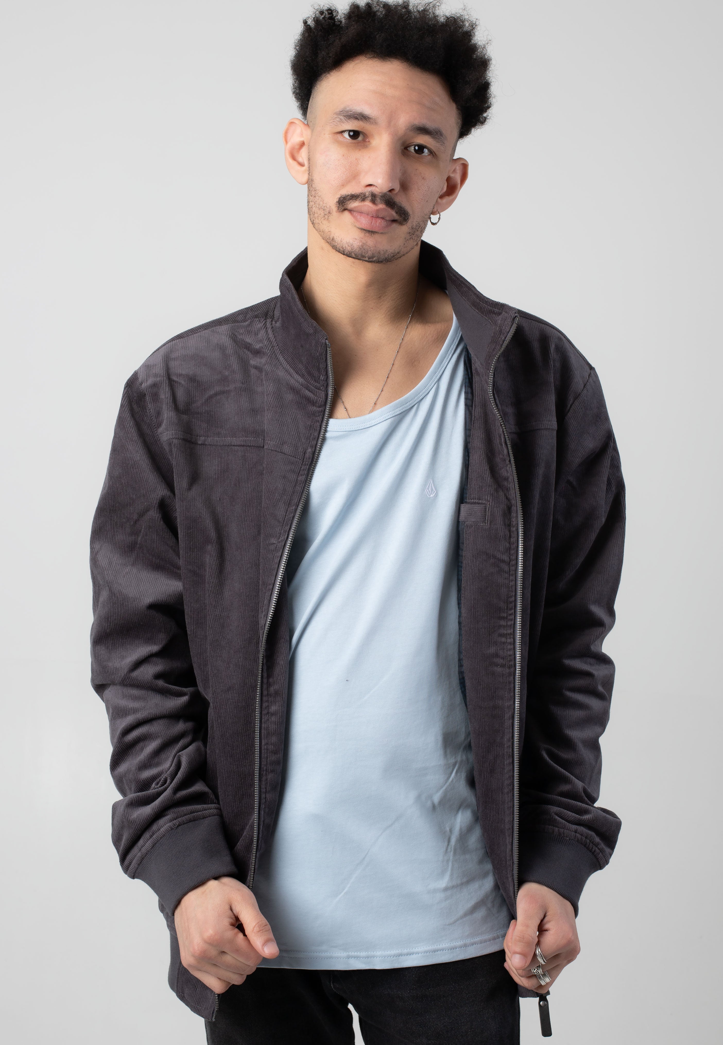 Iriedaily - GSE Cord Anthracite - Jacket | Men-Image