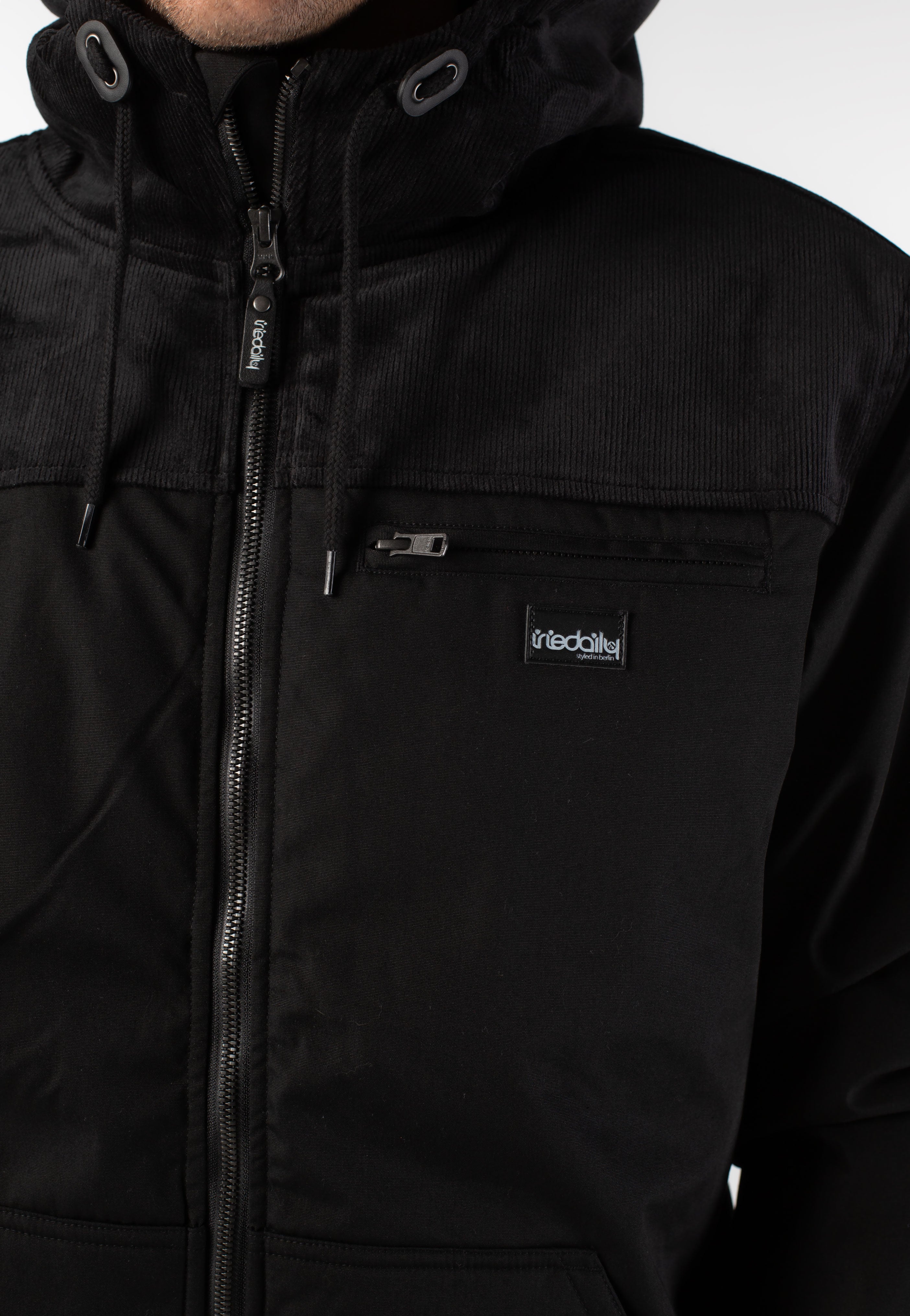 Iriedaily - Hafen Uni Black - Jacket | Men-Image