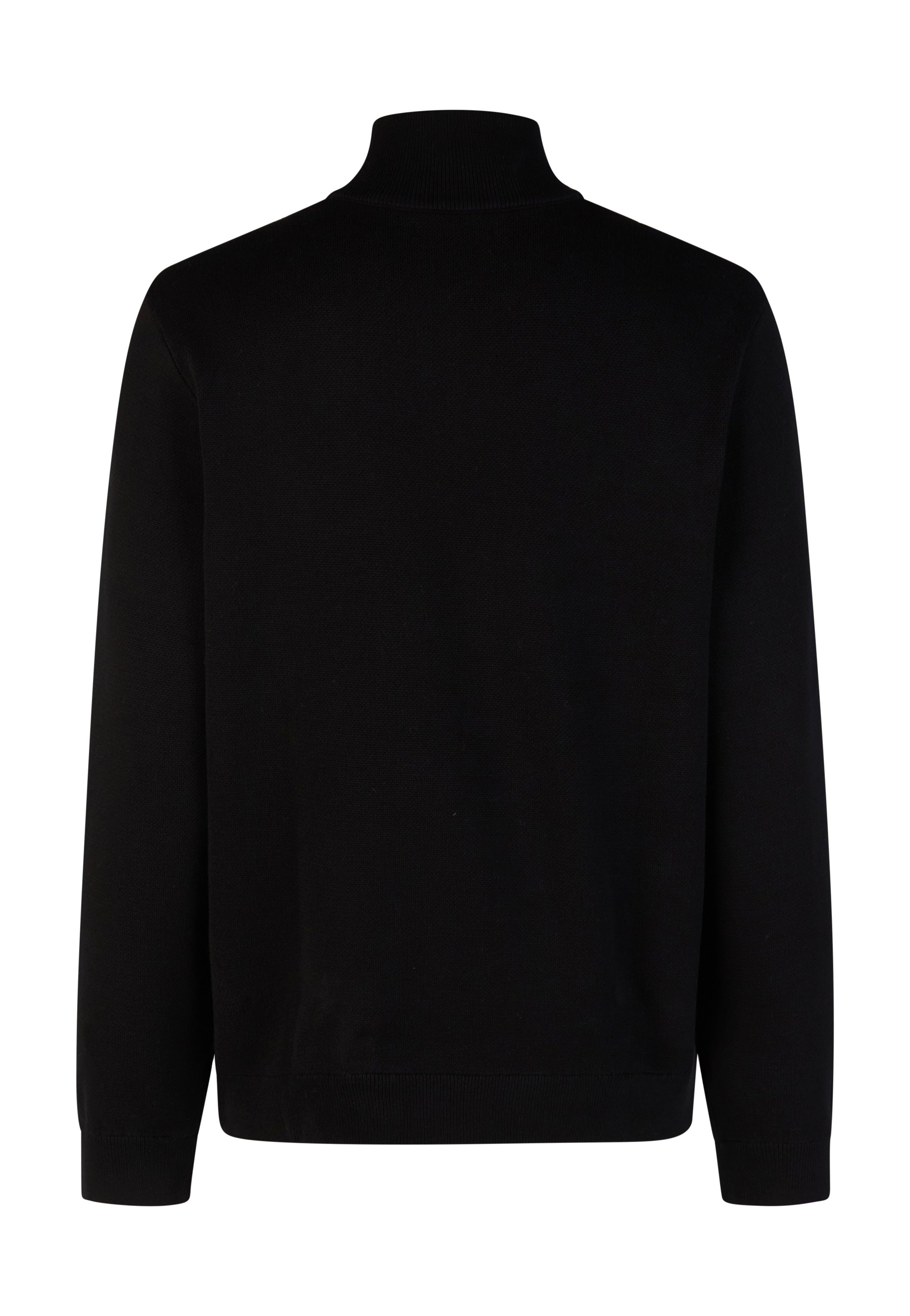 Iriedaily - Heavy Flag Knit Troyer Black - Pullover | Men-Image