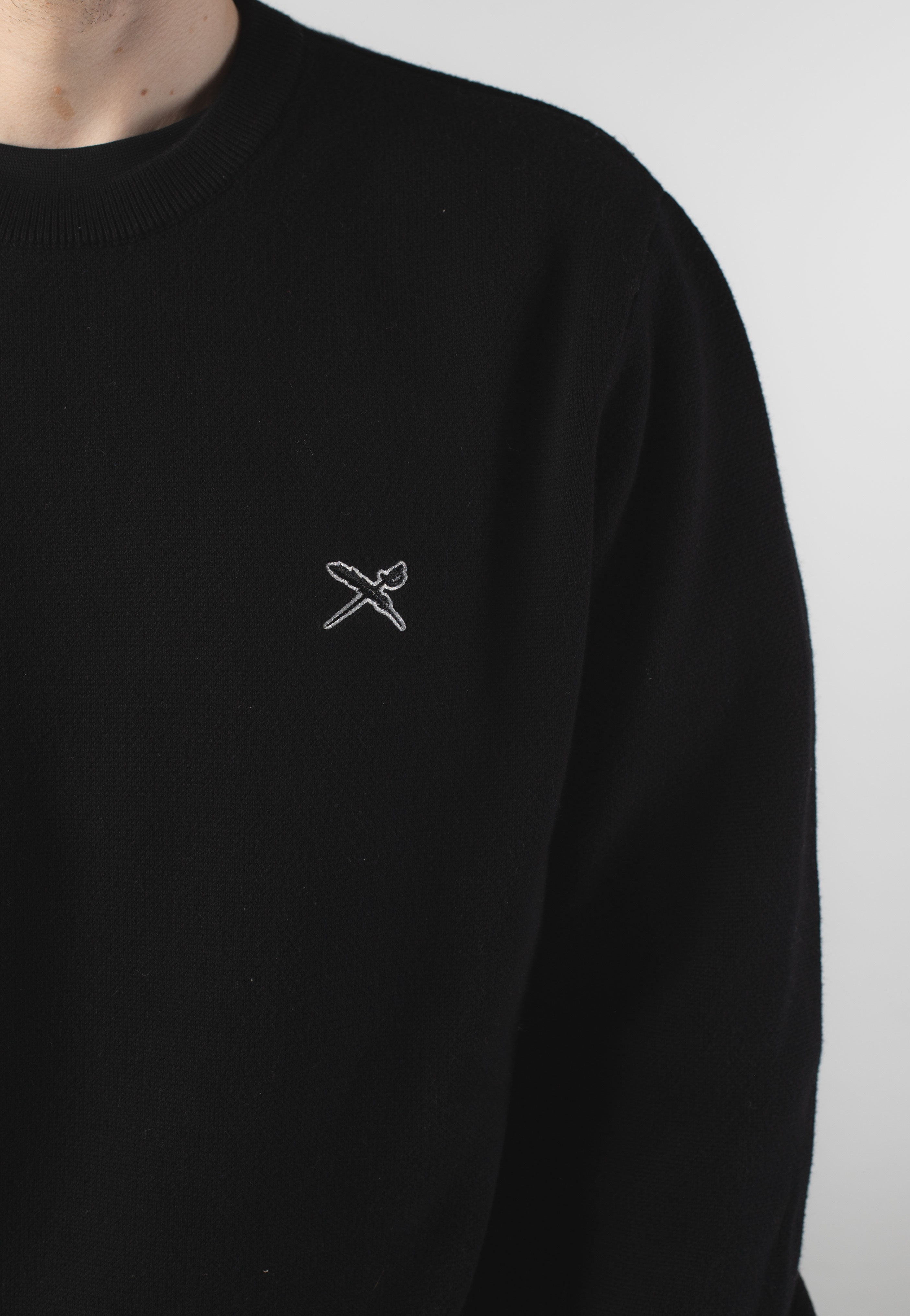 Iriedaily - Heavy Flag Knit Black - Pullover | Men-Image