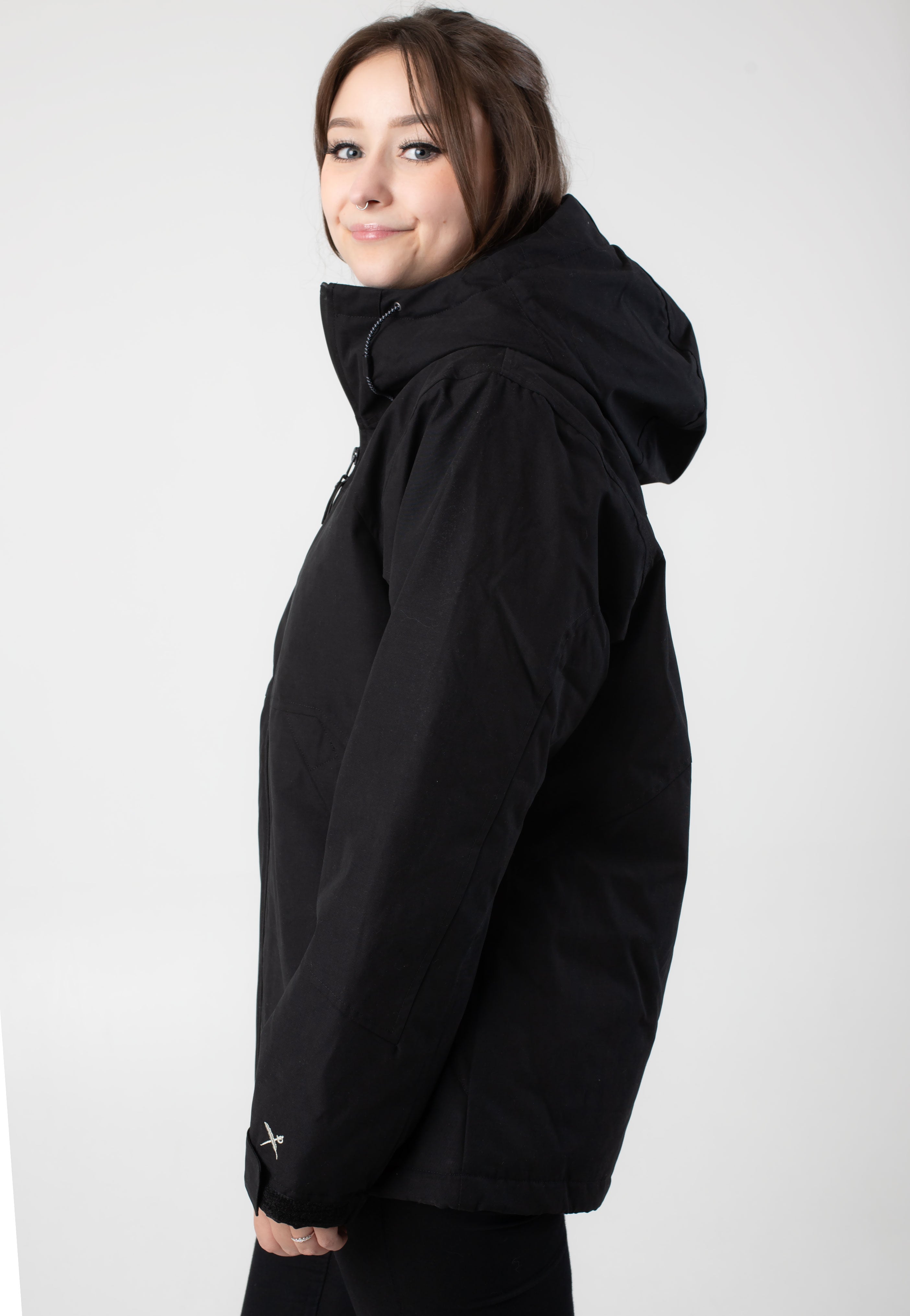 Iriedaily - Kat Hooded Black - Jacket | Women-Image