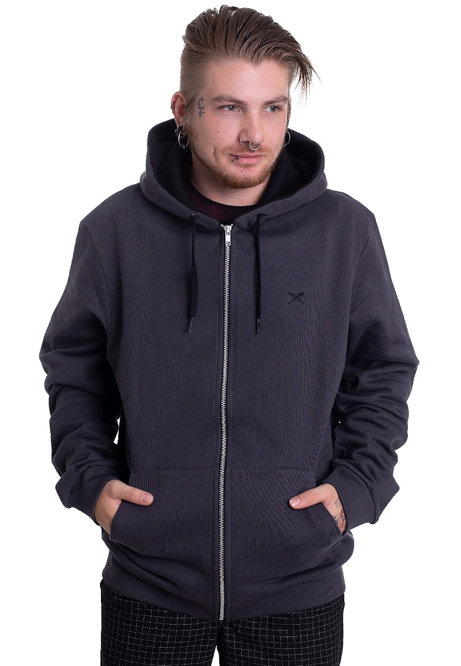 Iriedaily - Mini Flag 2 Coal - Zipper | Men-Image