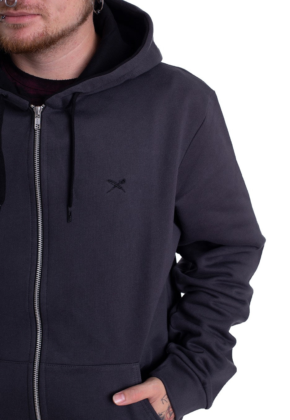 Iriedaily - Mini Flag 2 Coal - Zipper | Men-Image