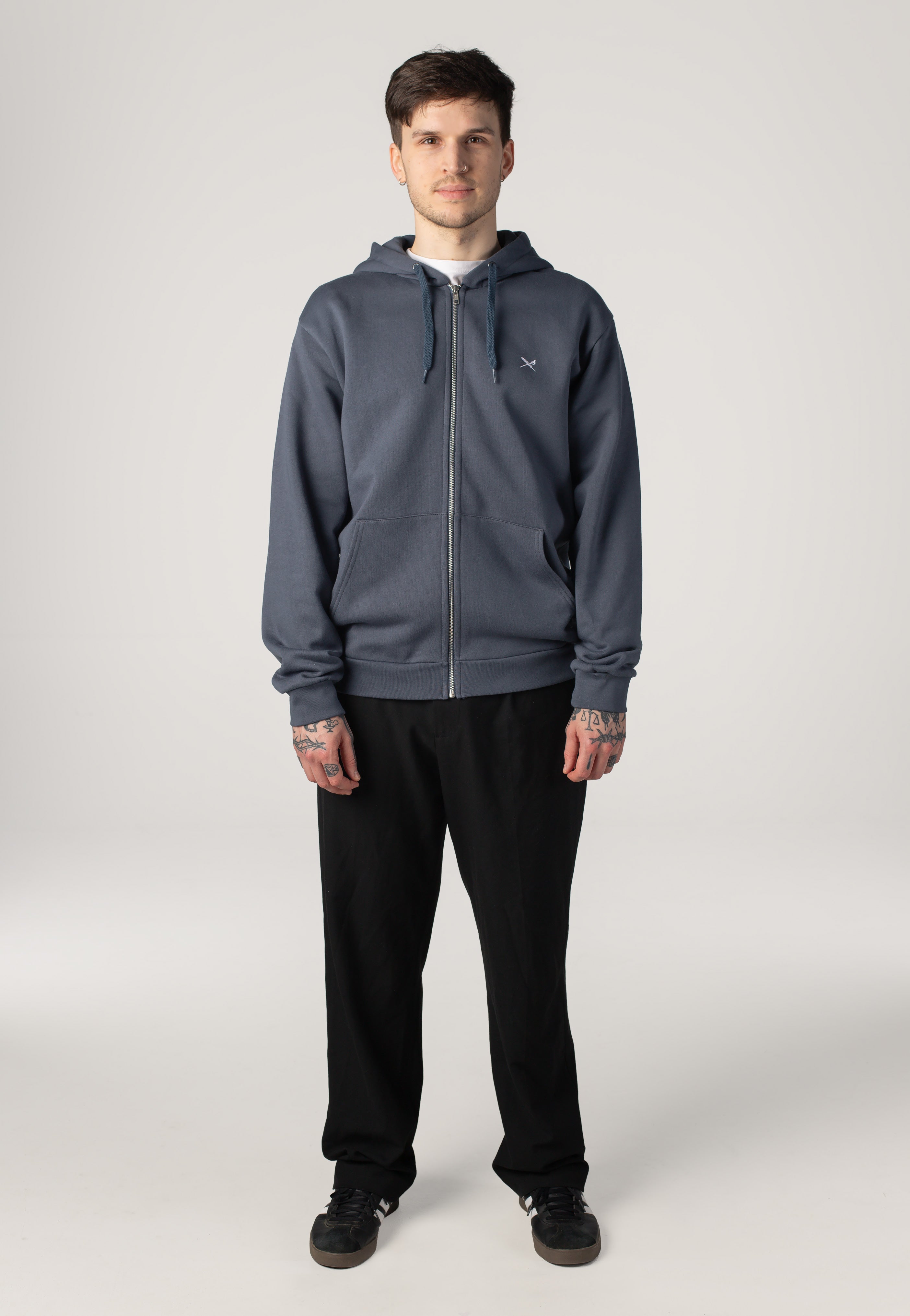 Iriedaily - Mini Flag 2 Dark Steel - Zipper | Men-Image