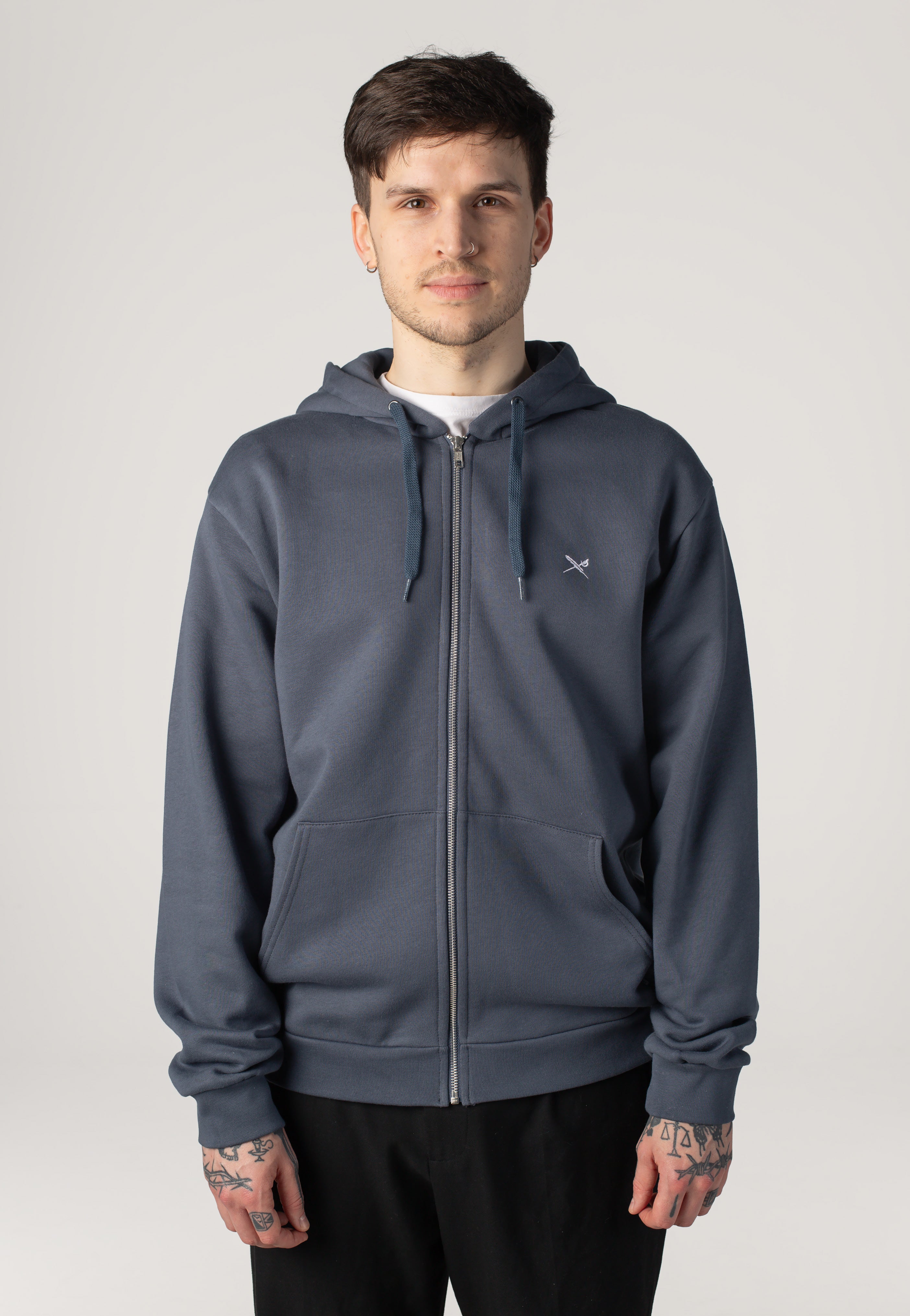 Iriedaily - Mini Flag 2 Dark Steel - Zipper | Men-Image