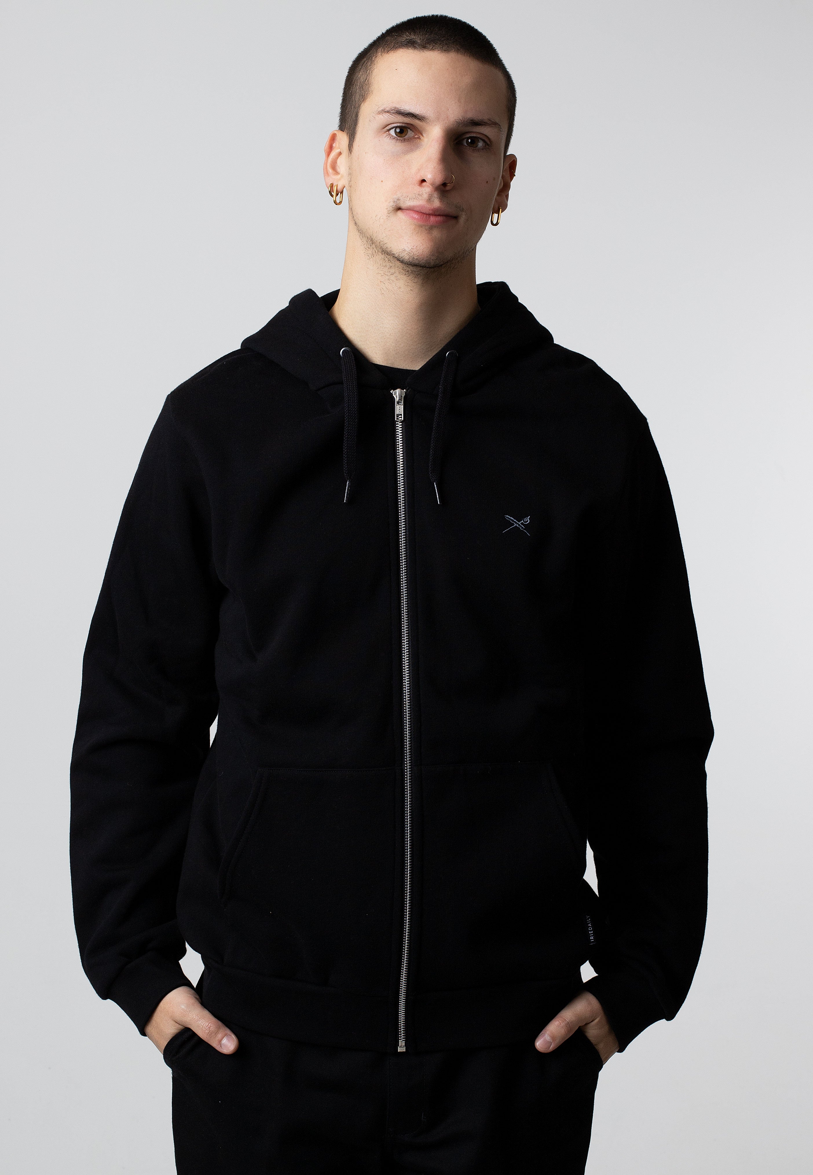 Iriedaily - Mini Flag 2 Uni Black - Zipper | Men-Image
