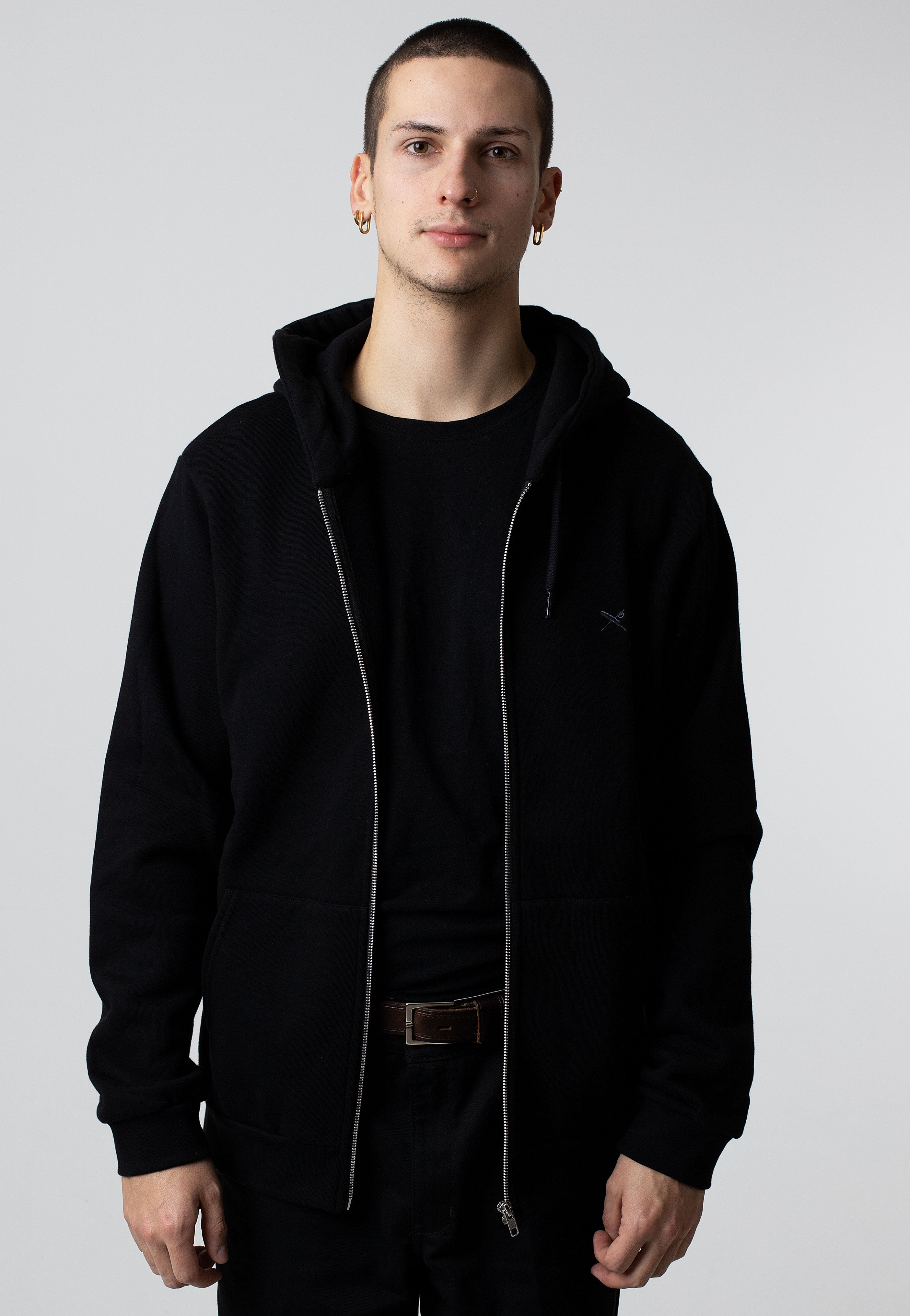 Iriedaily - Mini Flag 2 Uni Black - Zipper | Men-Image