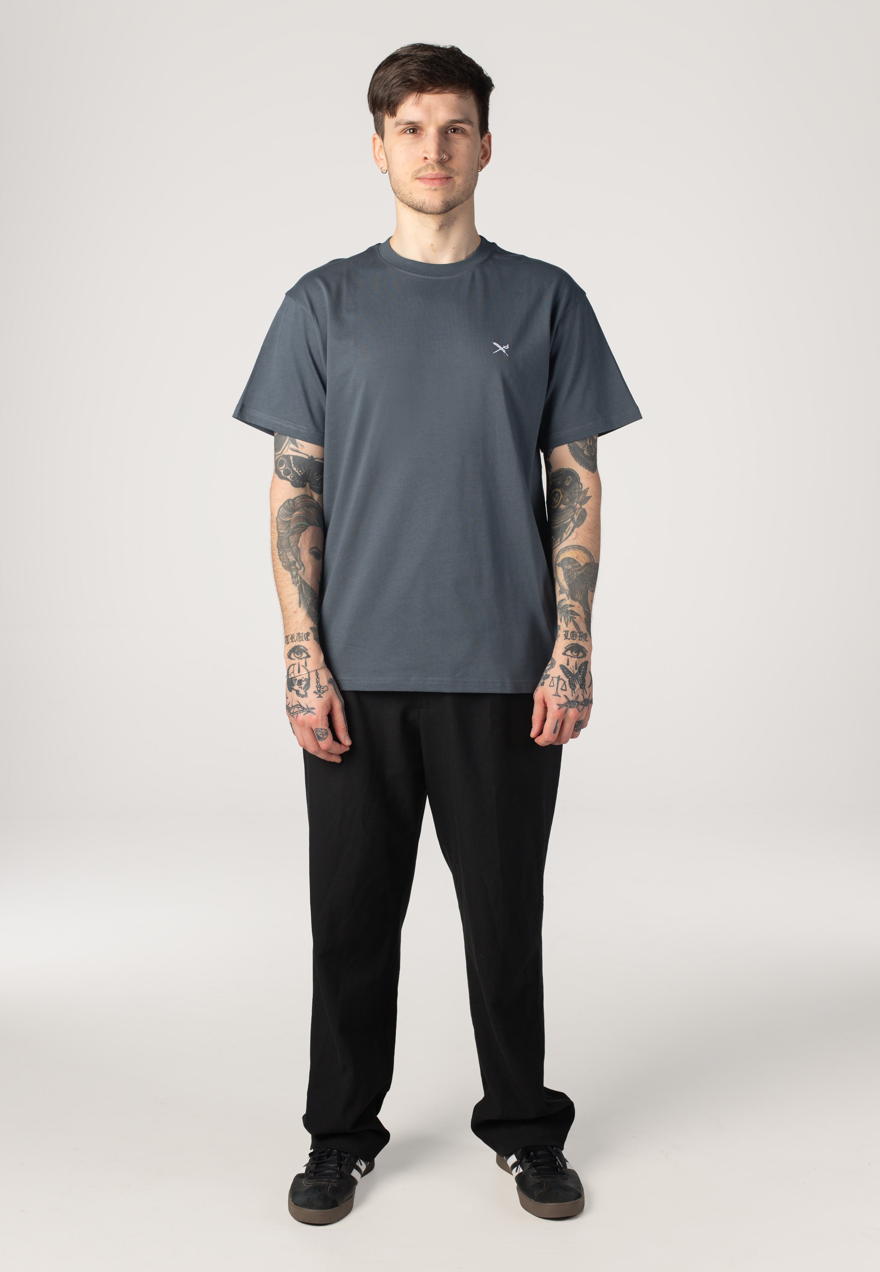 Iriedaily - Mini Flag Relaxed Dark Steel - T-Shirt | Men-Image