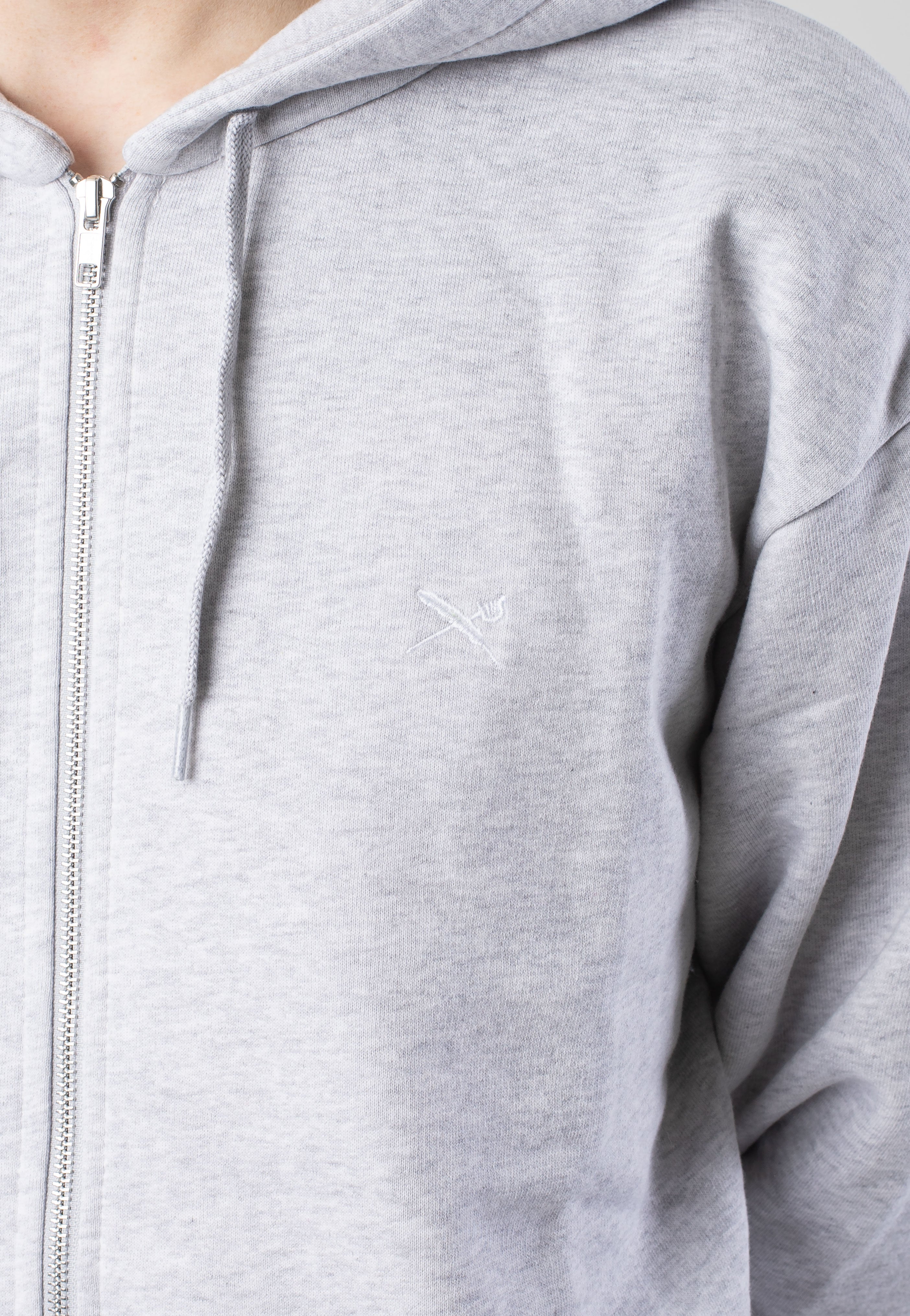 Iriedaily - Mini Flag 2 Ash Heather - Zipper | Men-Image