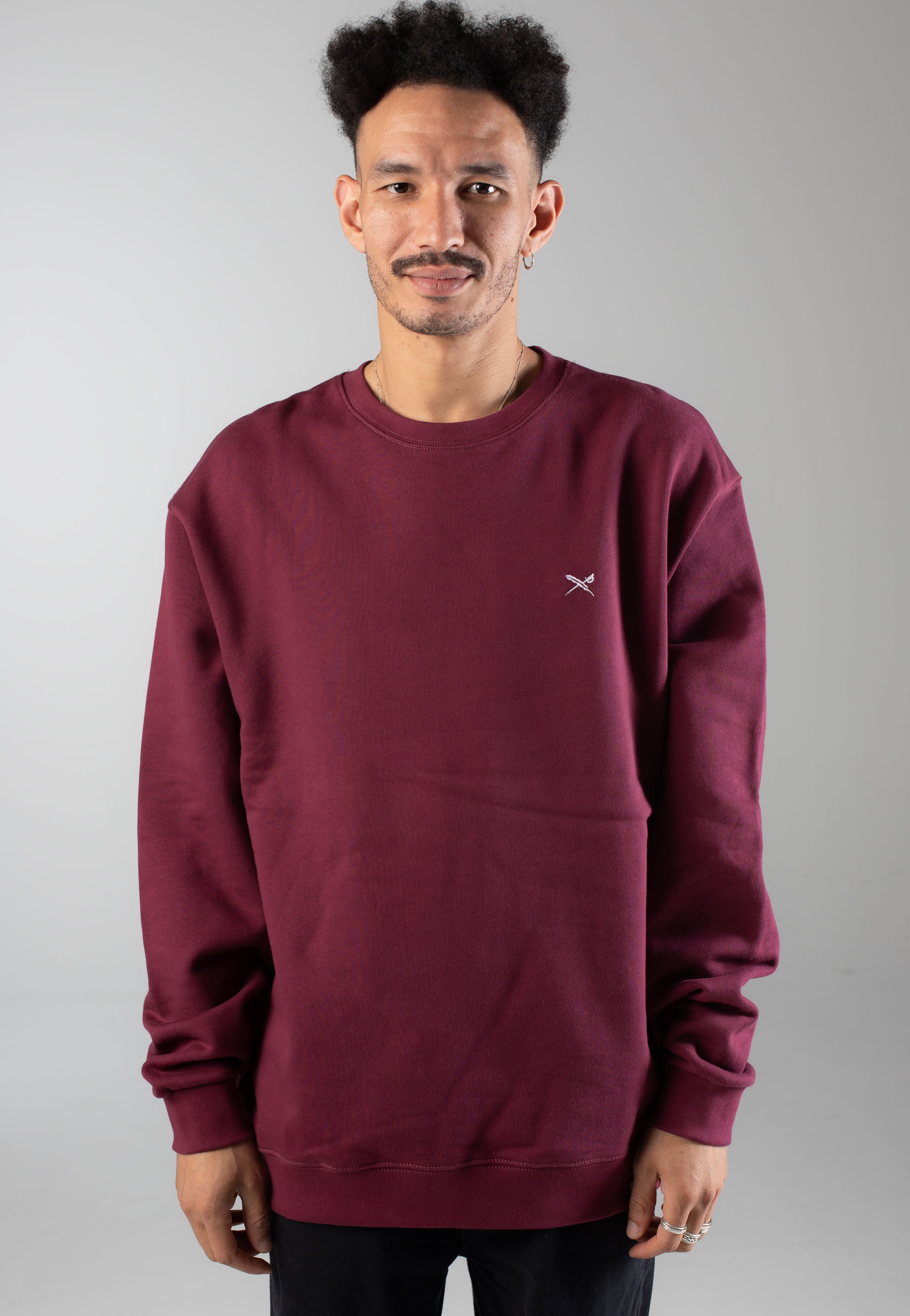 Iriedaily - Mini Flag 2 Crew Wine - Sweater | Men-Image