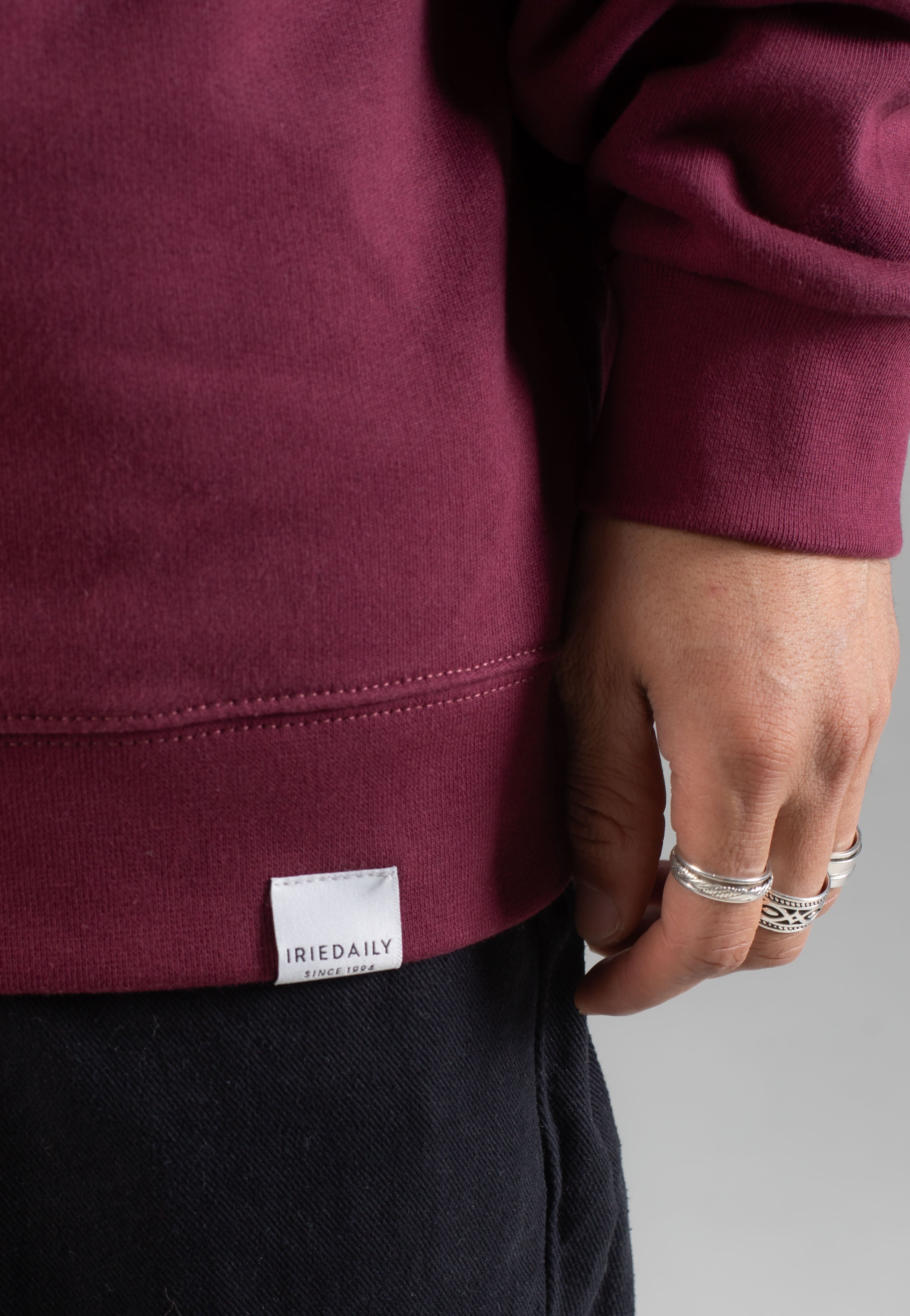 Iriedaily - Mini Flag 2 Crew Wine - Sweater | Men-Image