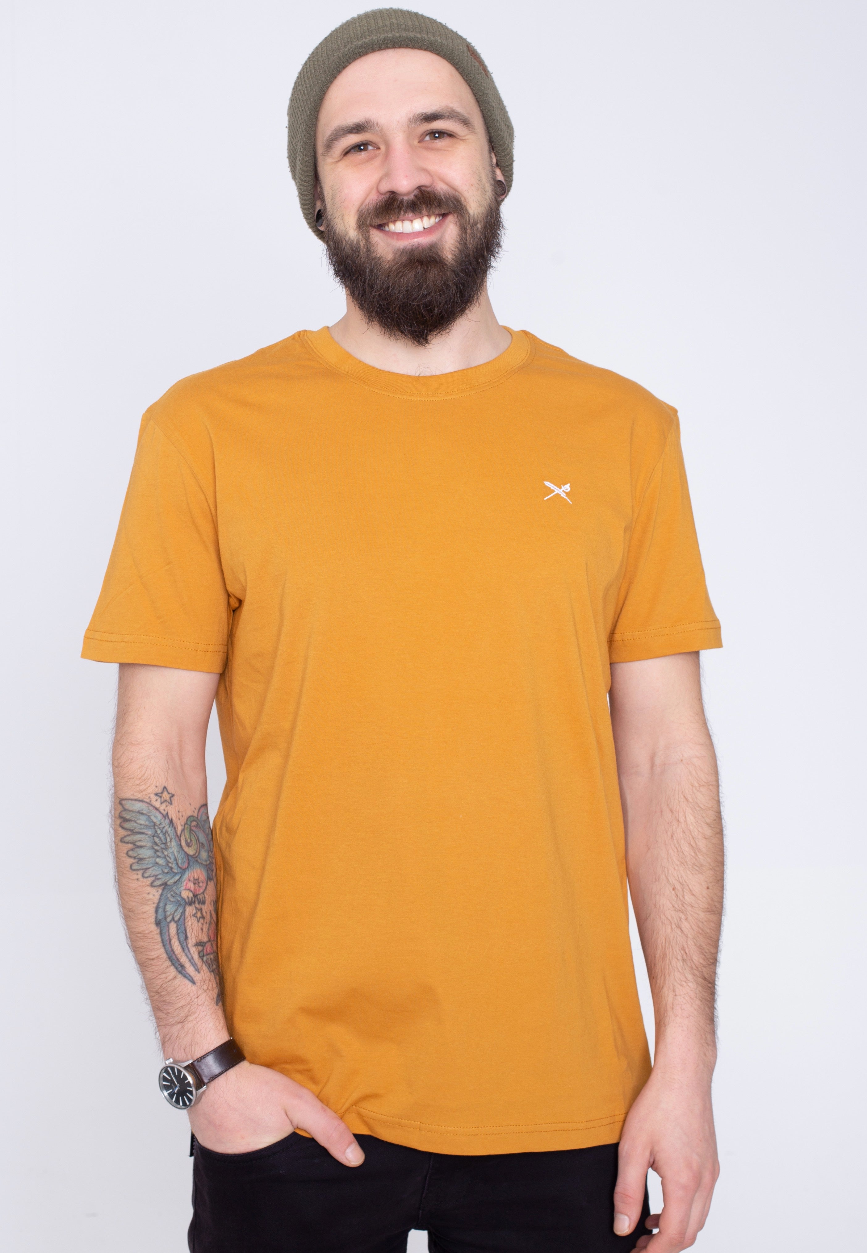Iriedaily - Mini Flag Emb 2 Honey - T-Shirt | Men-Image