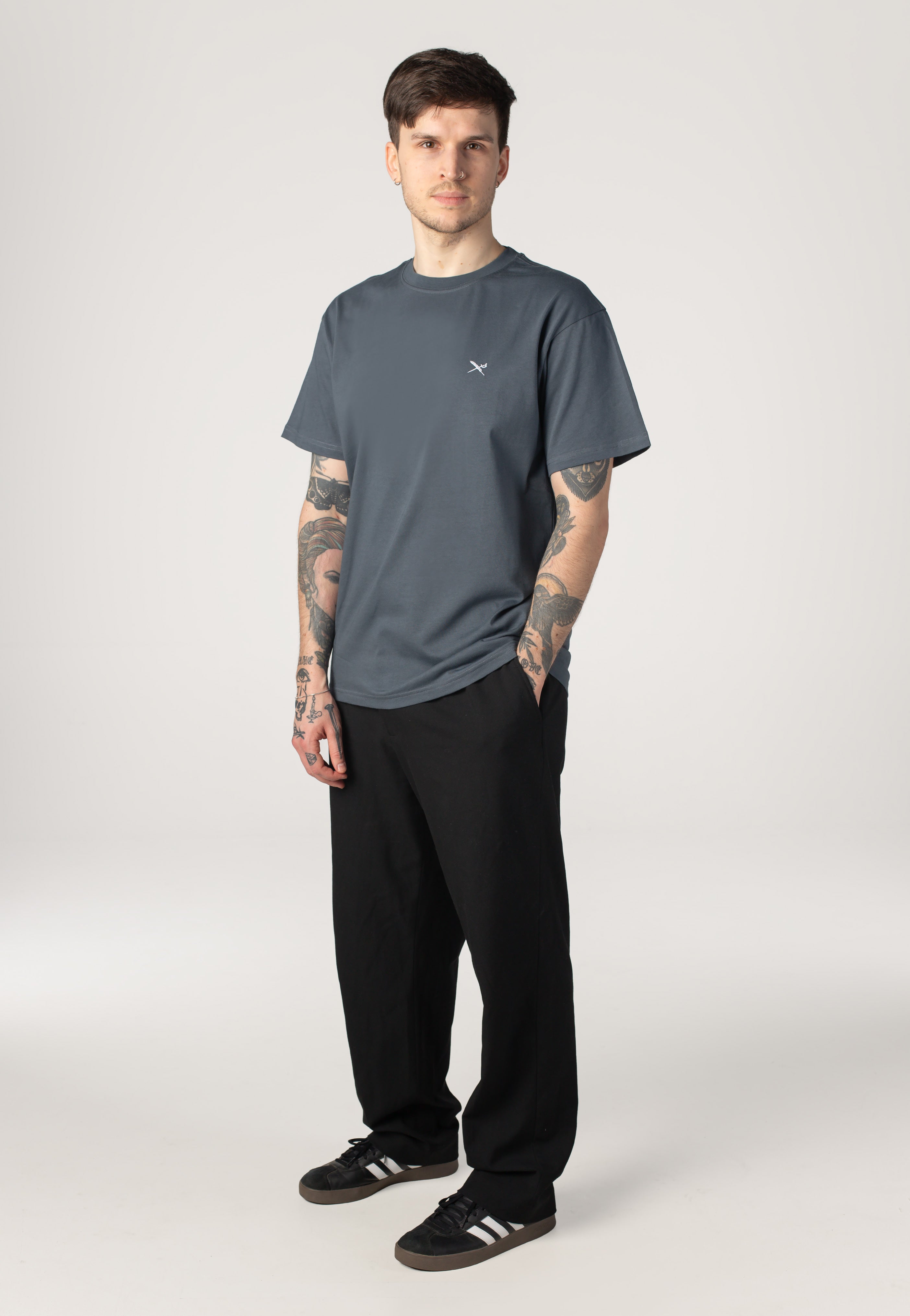 Iriedaily - Mini Flag Relaxed Dark Steel - T-Shirt | Men-Image