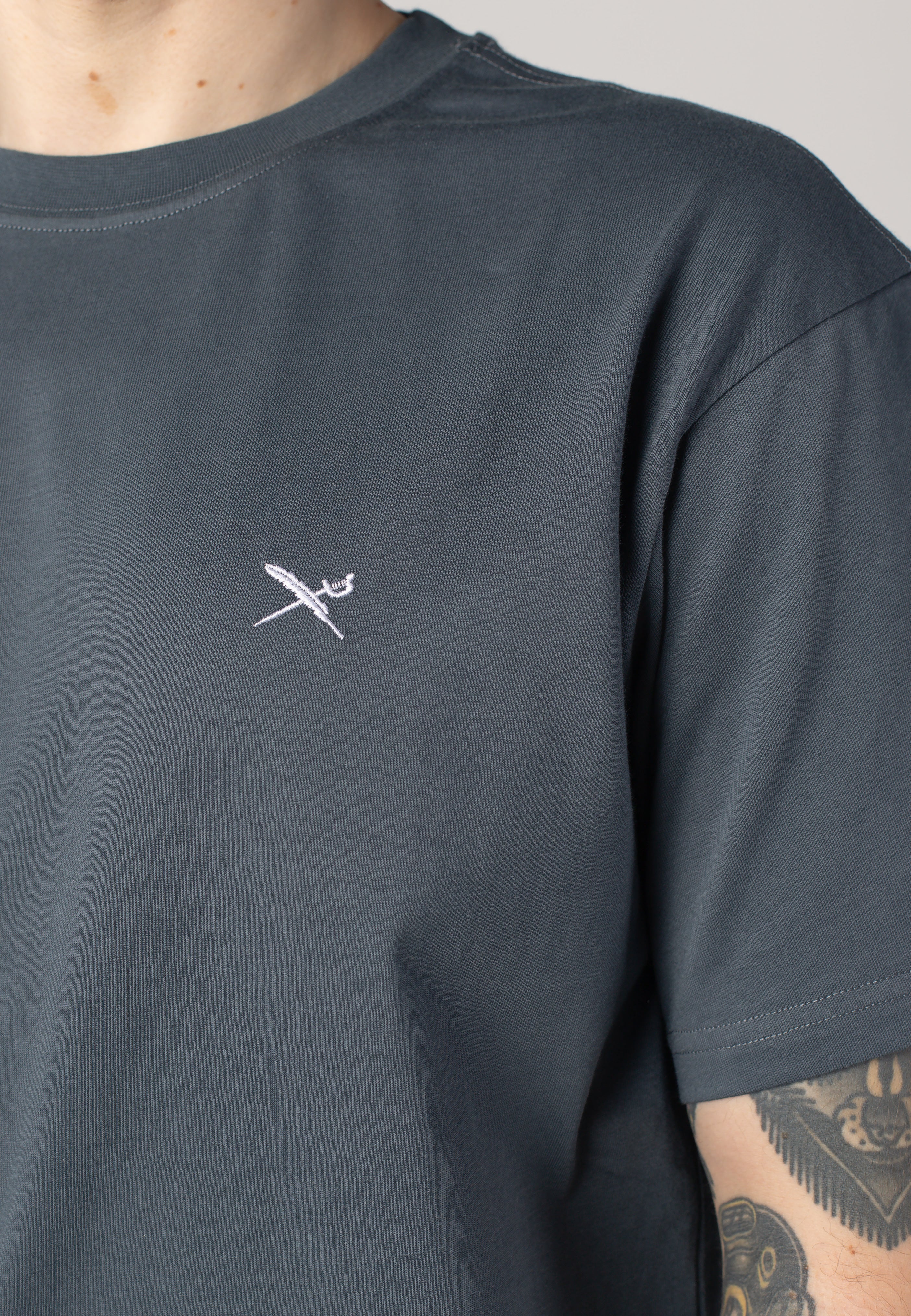 Iriedaily - Mini Flag Relaxed Dark Steel - T-Shirt | Men-Image