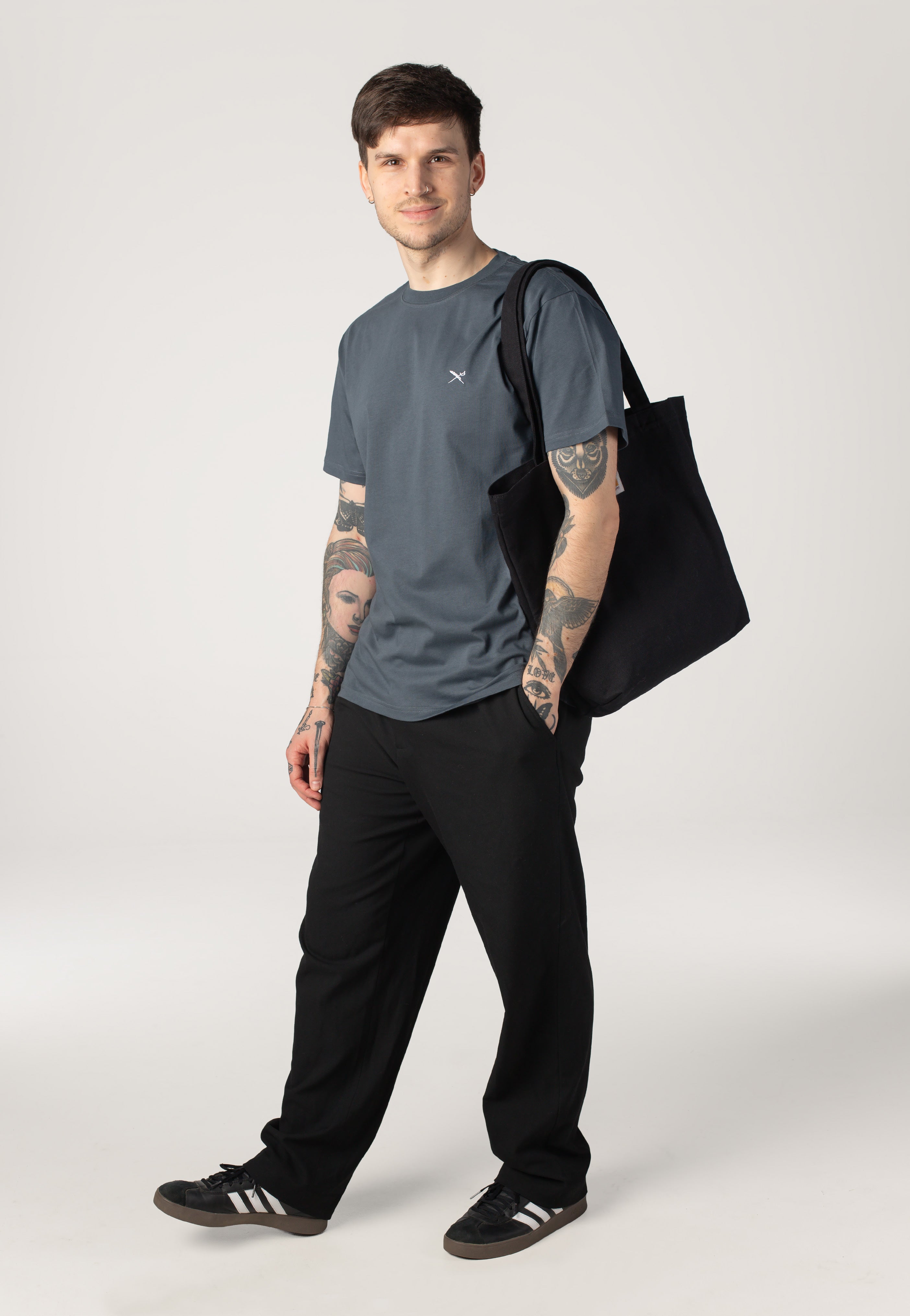 Iriedaily - Mini Flag Relaxed Dark Steel - T-Shirt | Men-Image