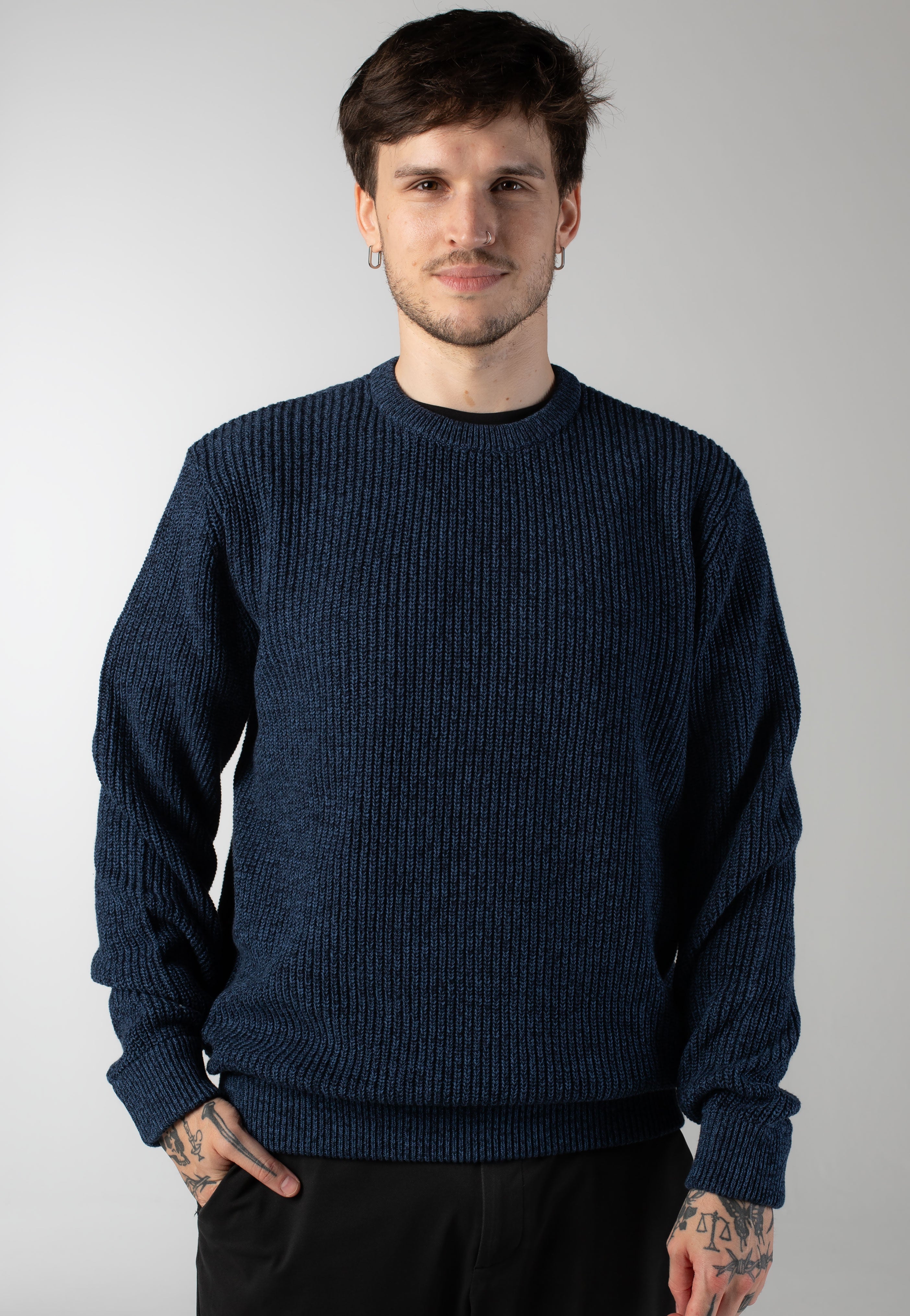 Iriedaily - Mixmash Knit Midnight - Pullover | Men-Image