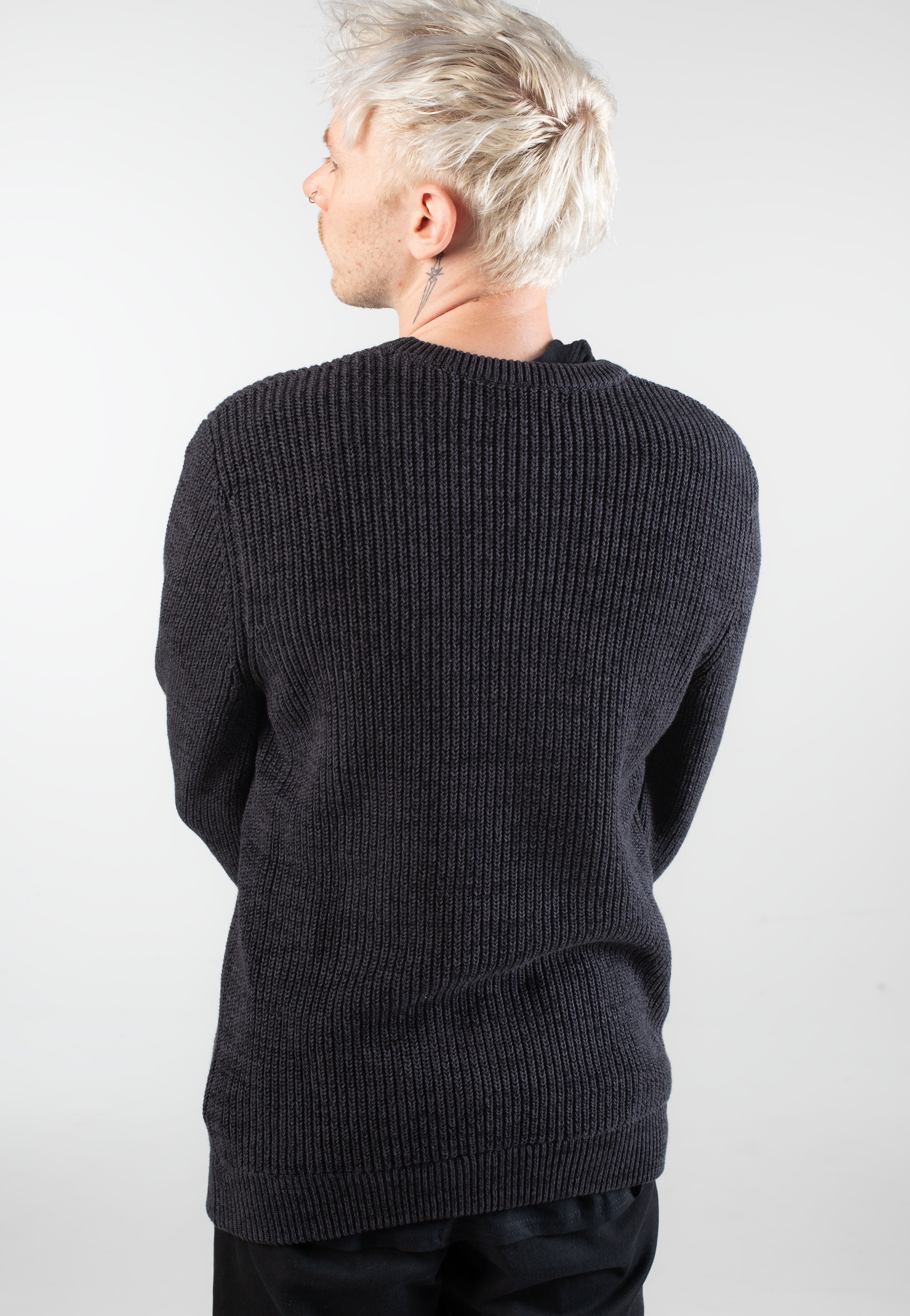 Iriedaily - Mixmash Knit Black-Anthra - Pullover | Men-Image