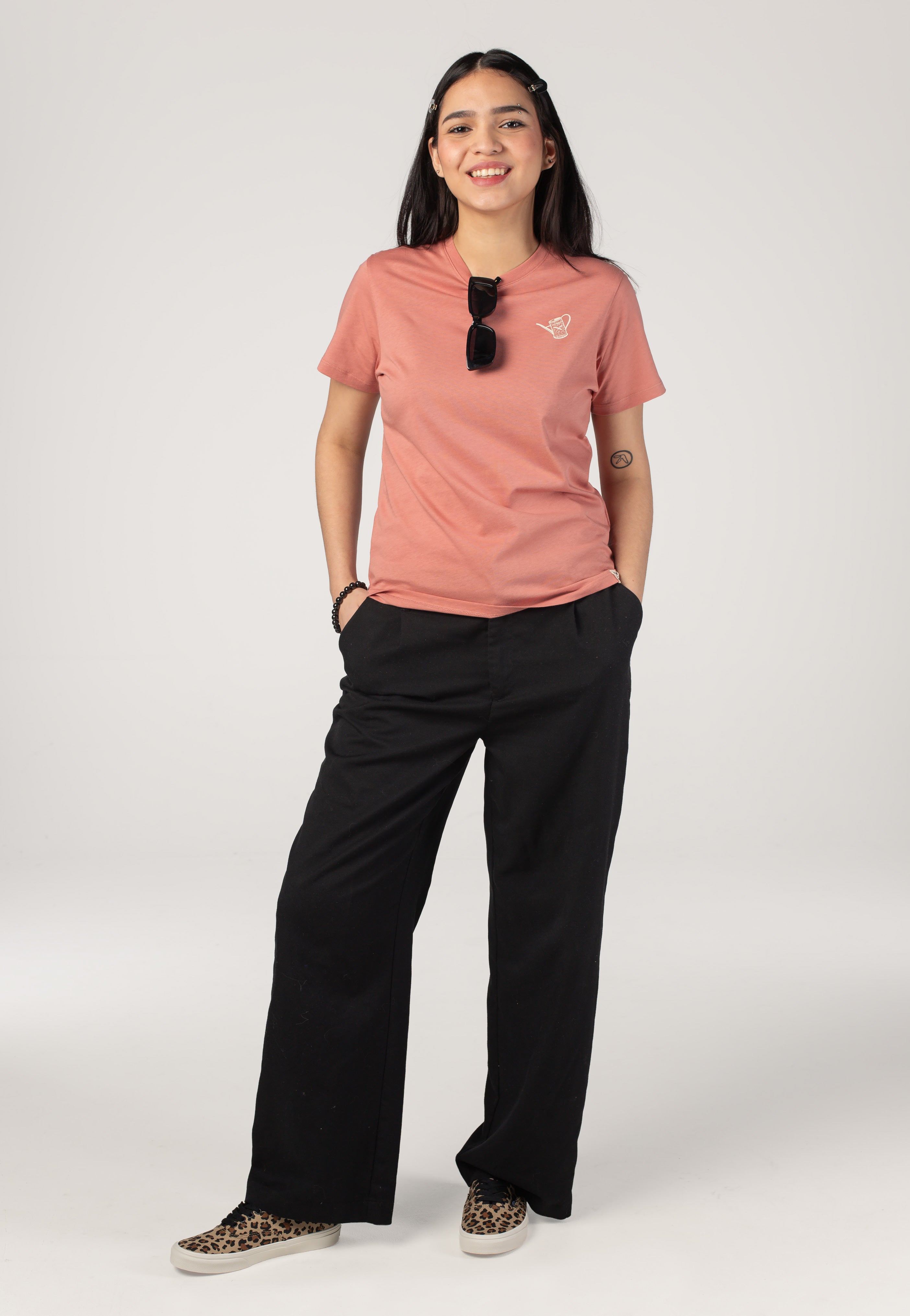 Iriedaily - Monstera Mineral Red - T-Shirt | Women-Image