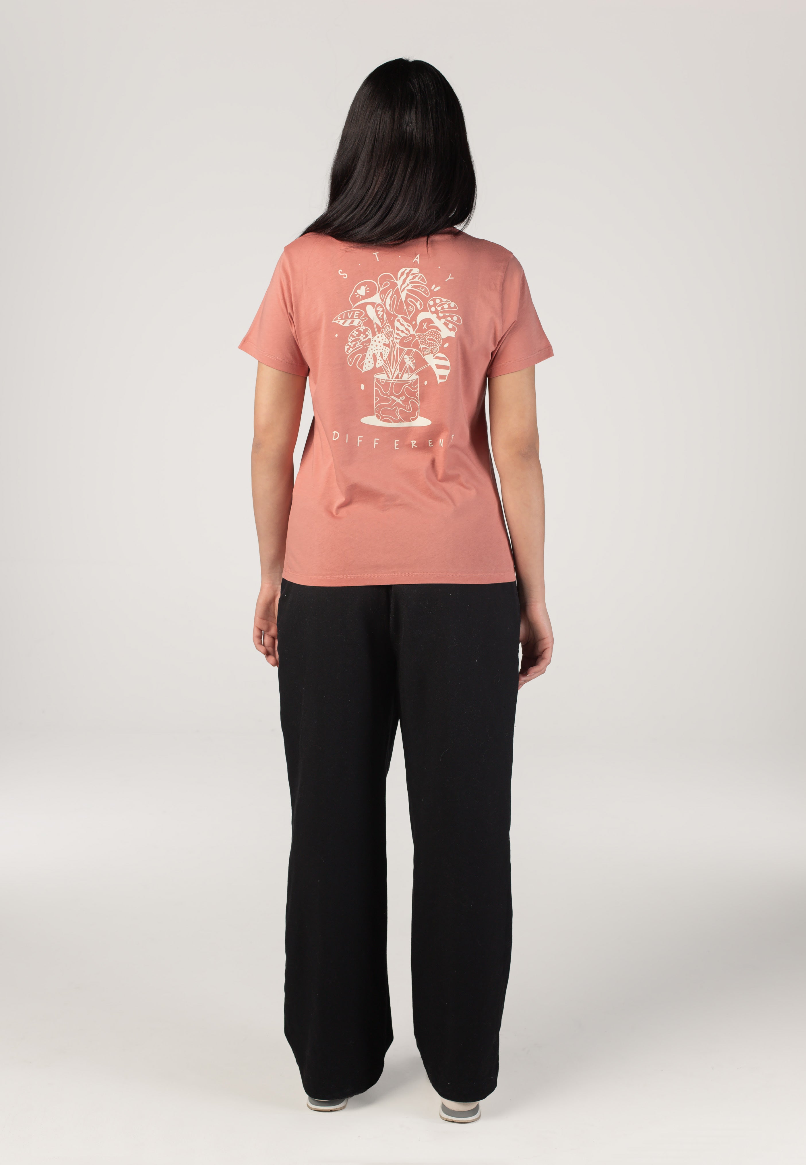Iriedaily - Monstera Mineral Red - T-Shirt | Women-Image