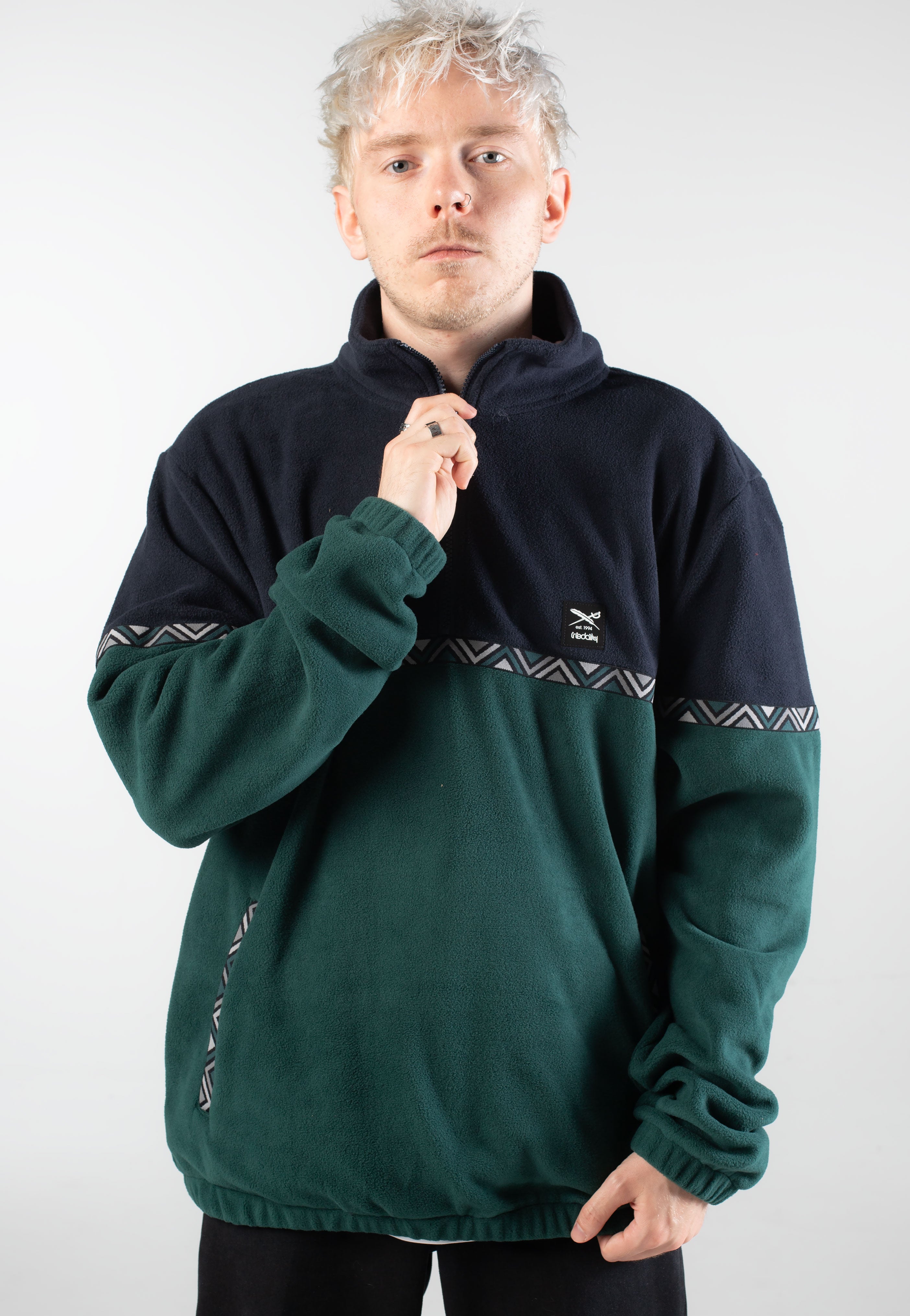 Iriedaily - Monte Noe Blue Green - Sweater | Men-Image