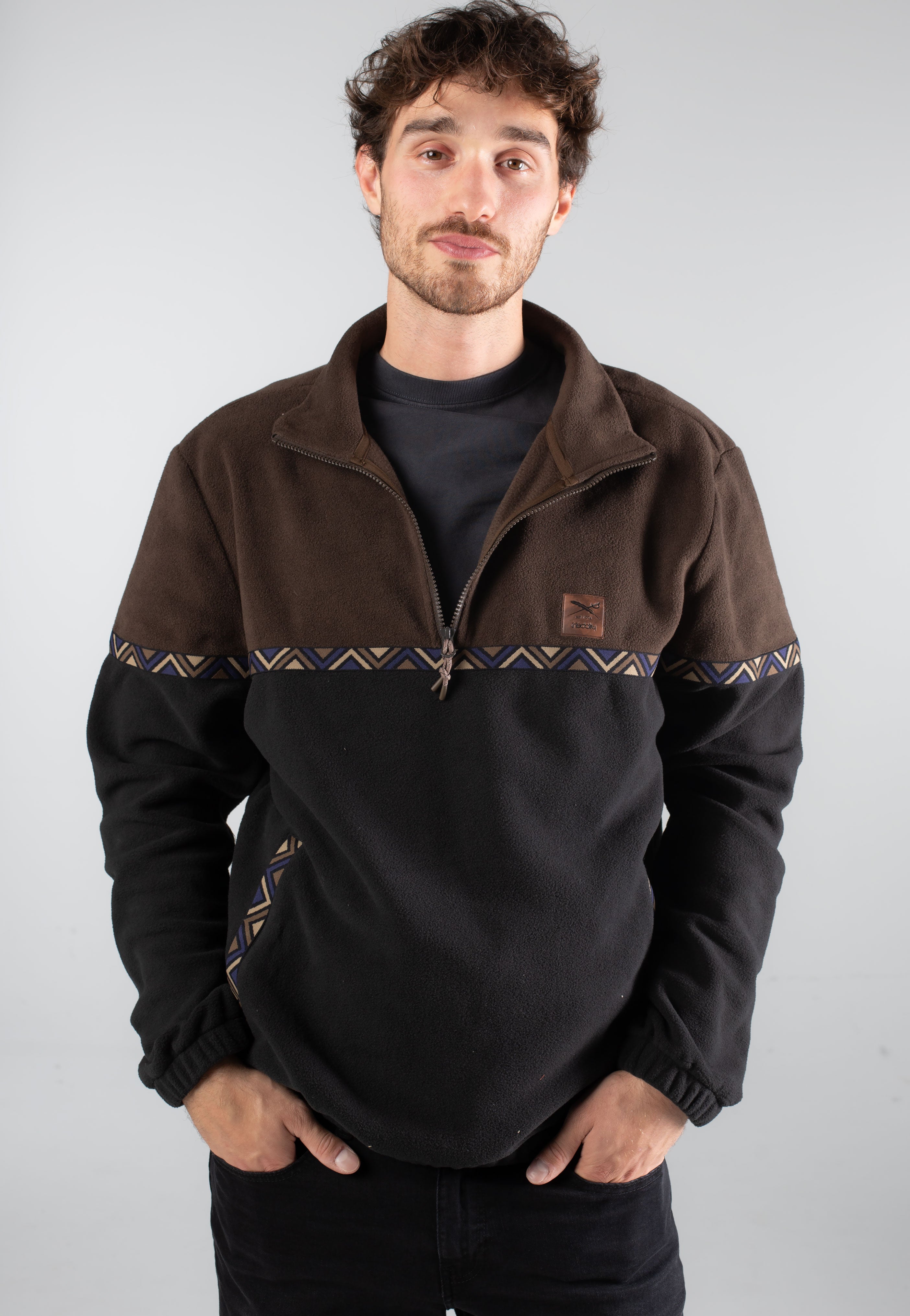 Iriedaily - Monte Noe Dark Coffee - Sweater | Men-Image