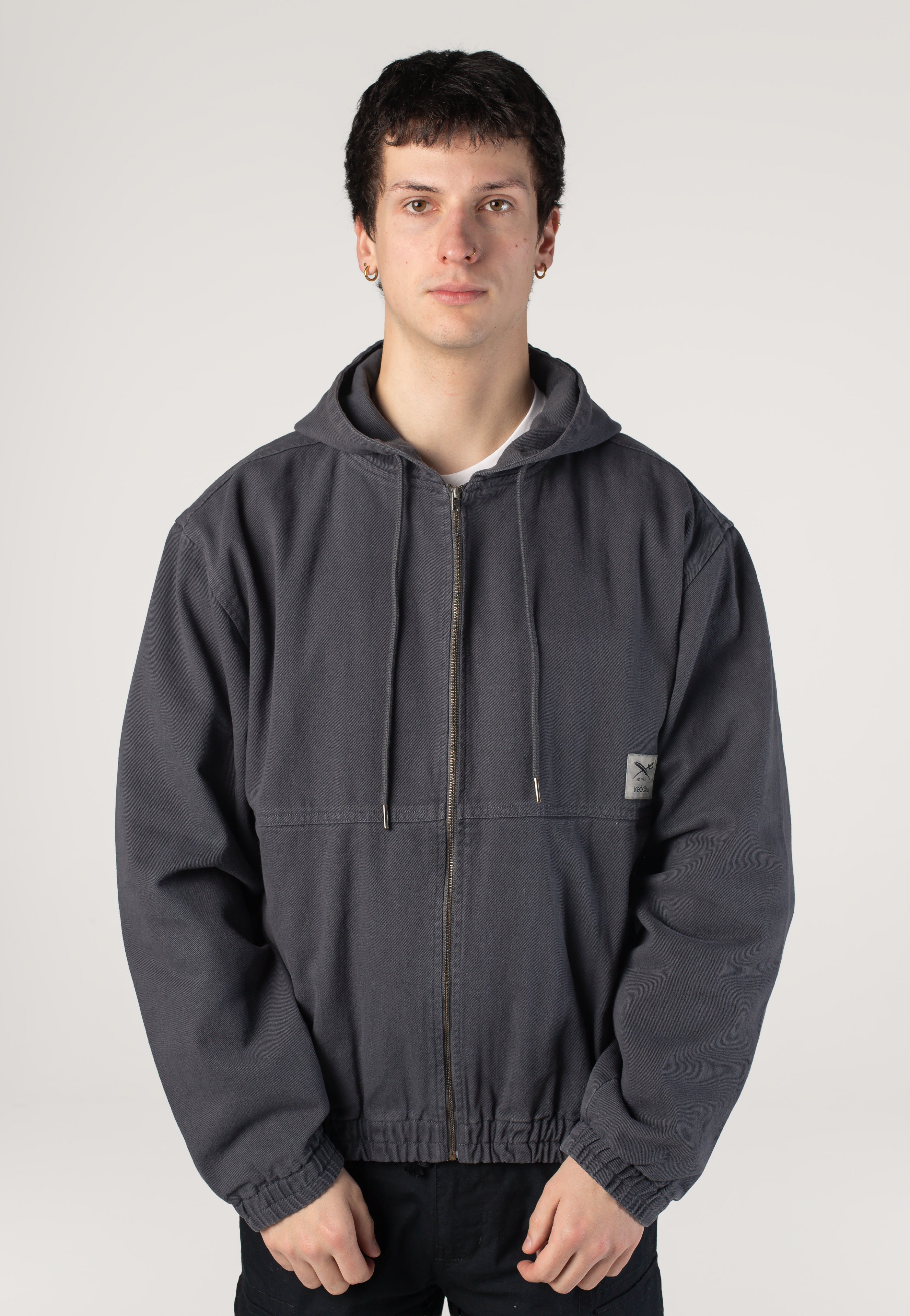 Iriedaily - Nanolo Hood Dark Steel - Jacket | Men-Image