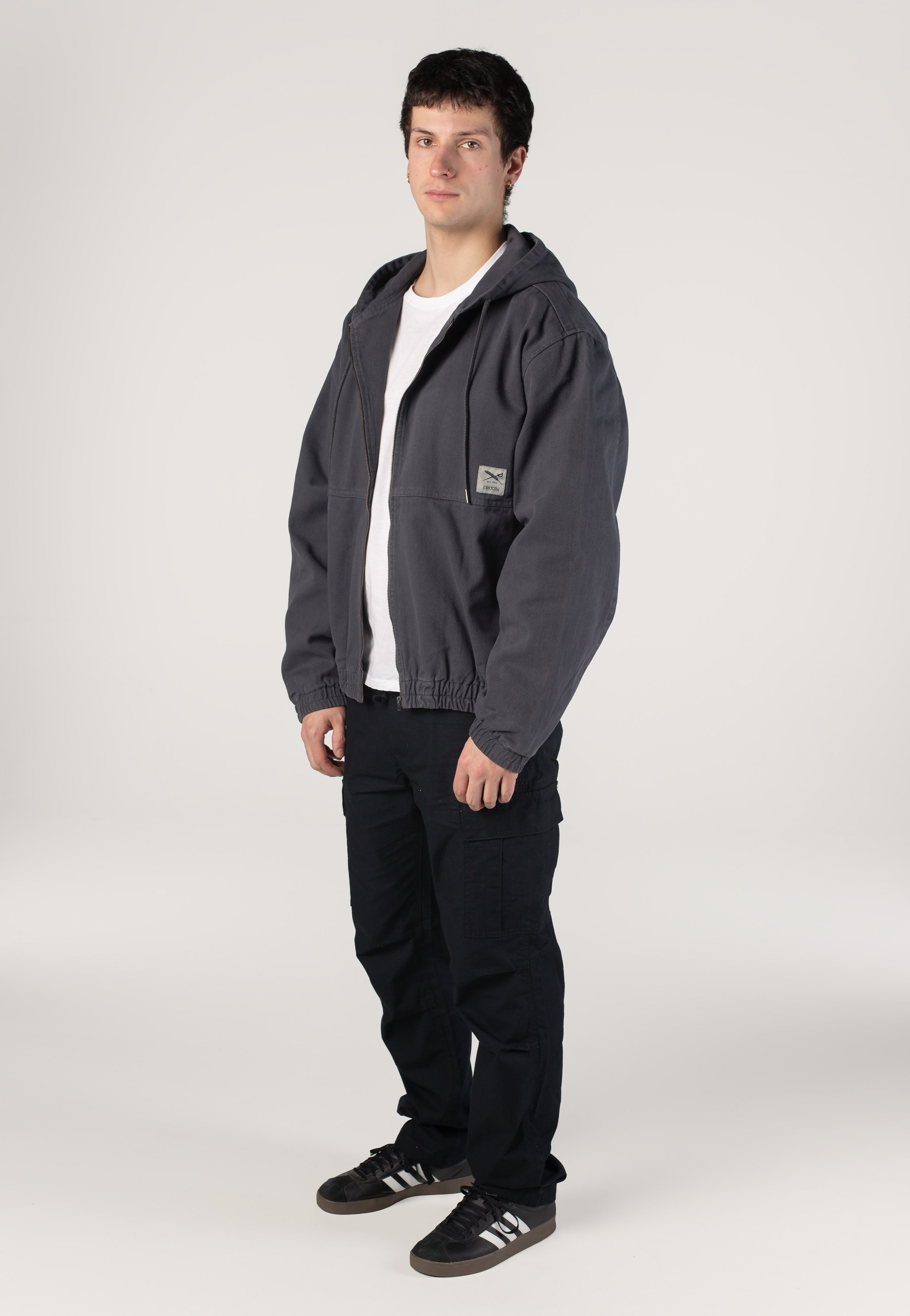 Iriedaily - Nanolo Hood Dark Steel - Jacket | Men-Image