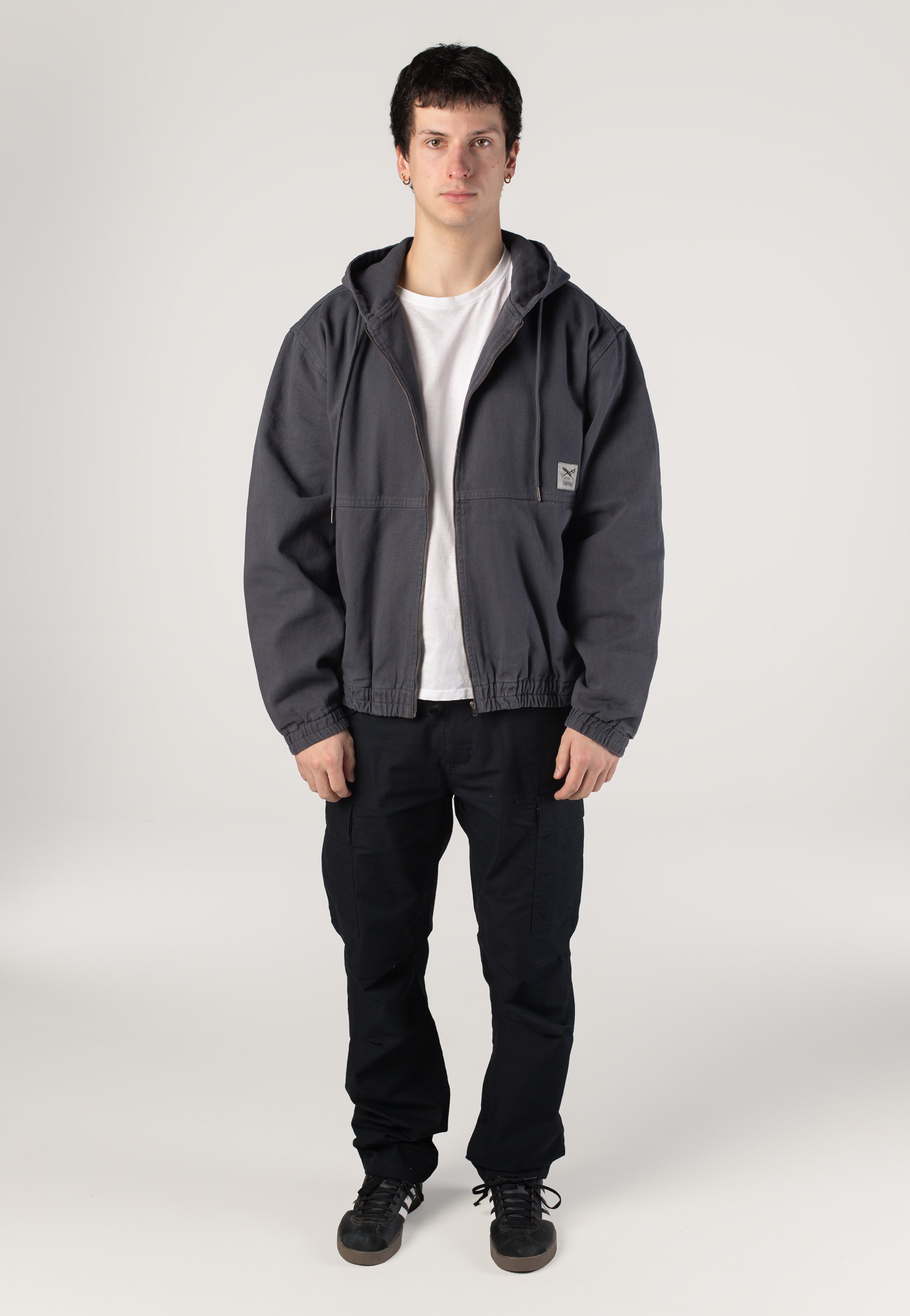 Iriedaily - Nanolo Hood Dark Steel - Jacket | Men-Image