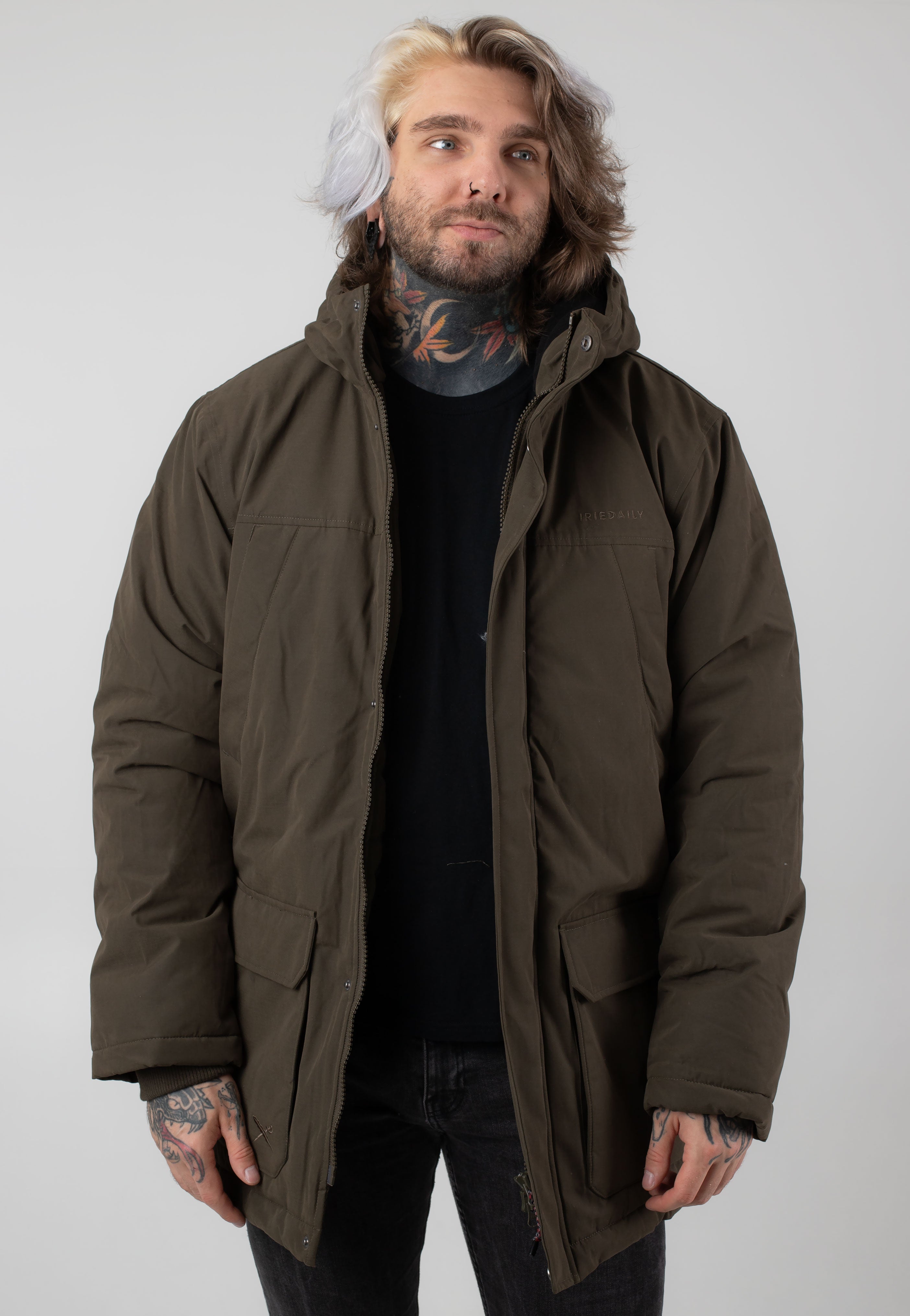 Iriedaily - Nilas Parka Dark Olive - Jacket | Men-Image