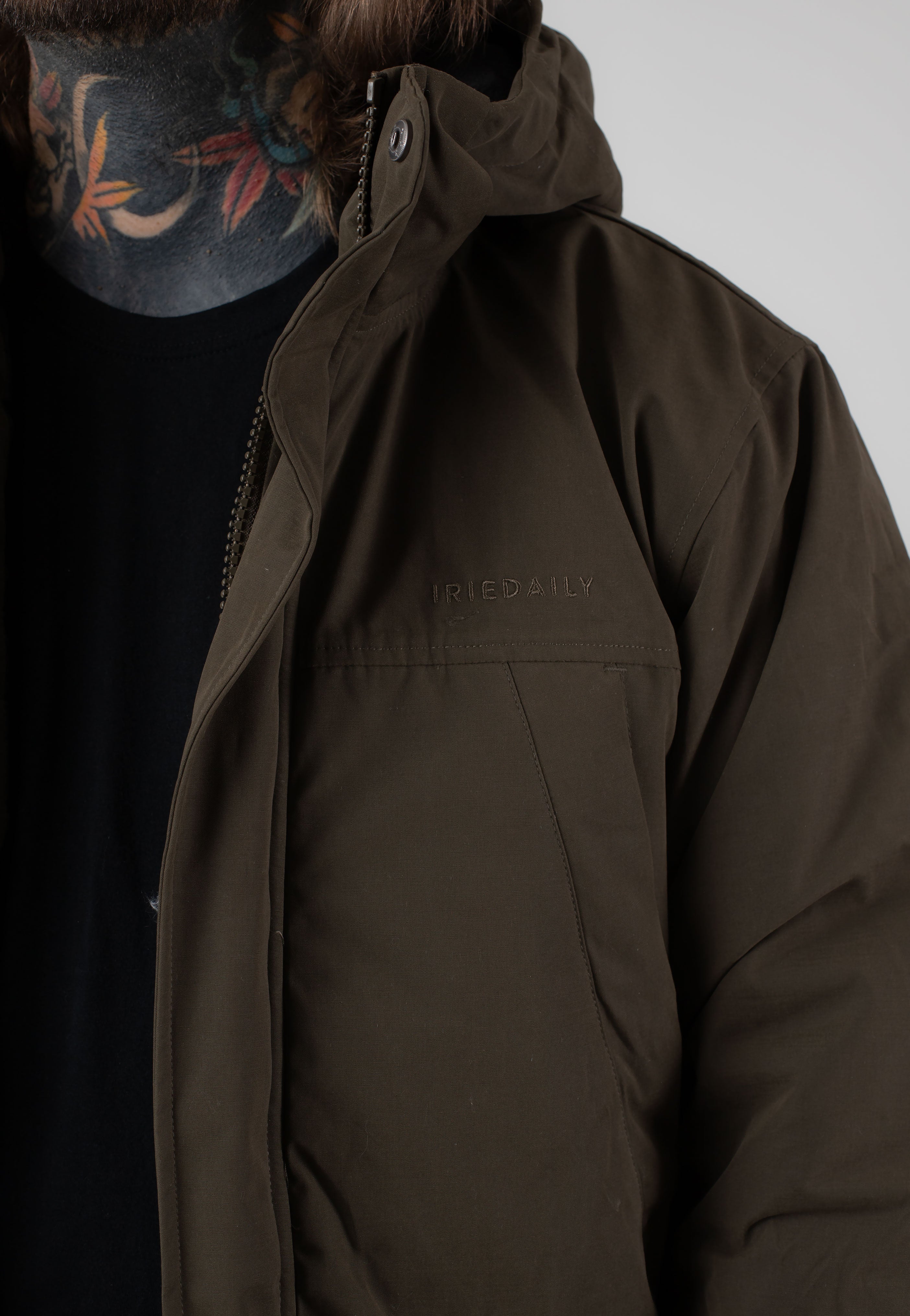 Iriedaily - Nilas Parka Dark Olive - Jacket | Men-Image