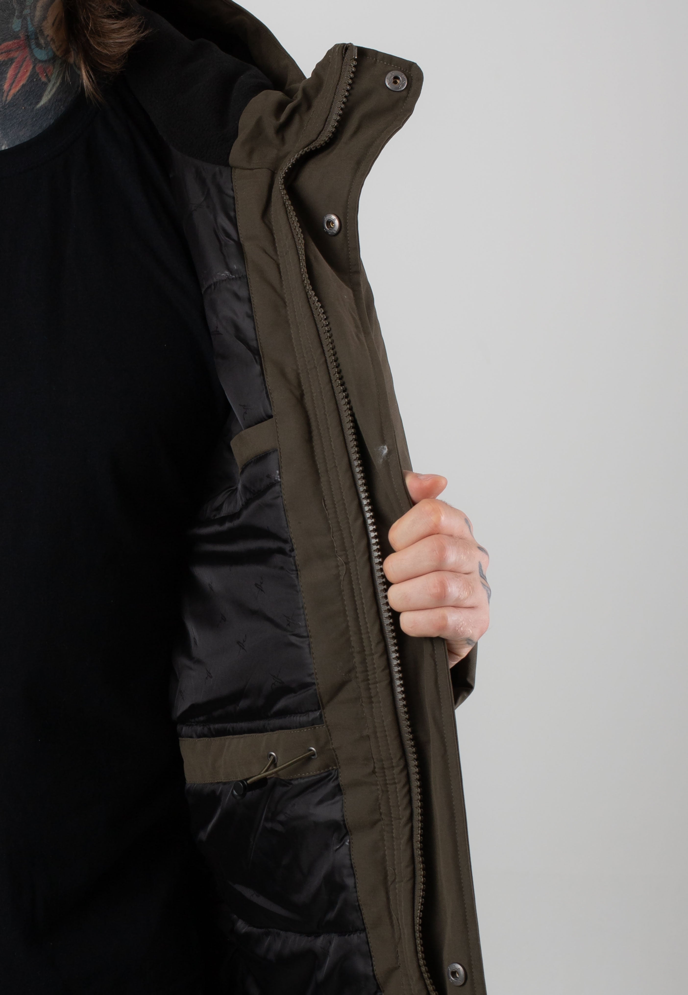 Iriedaily - Nilas Parka Dark Olive - Jacket | Men-Image