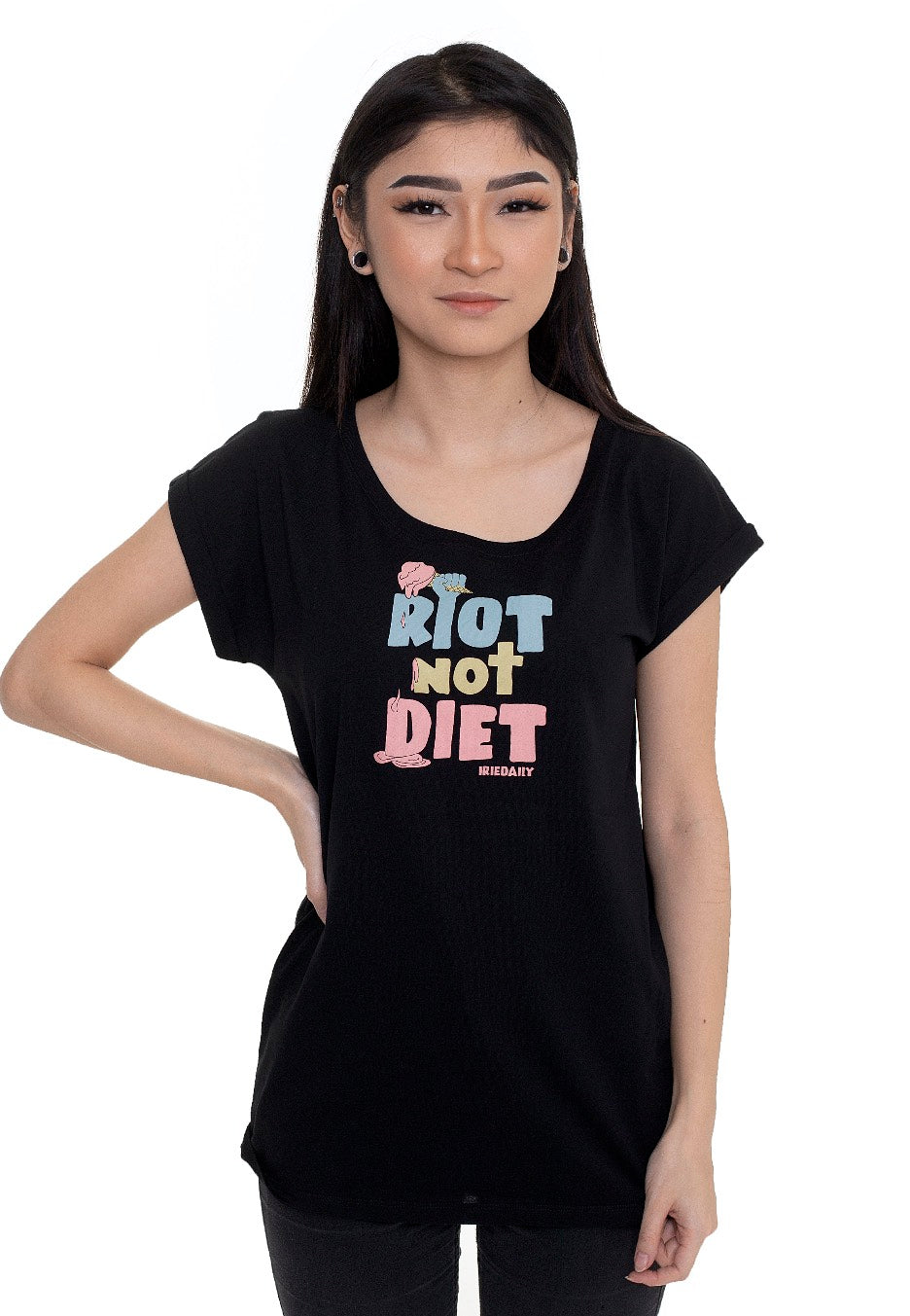 Iriedaily - No Diet Black - T-Shirt | Women-Image