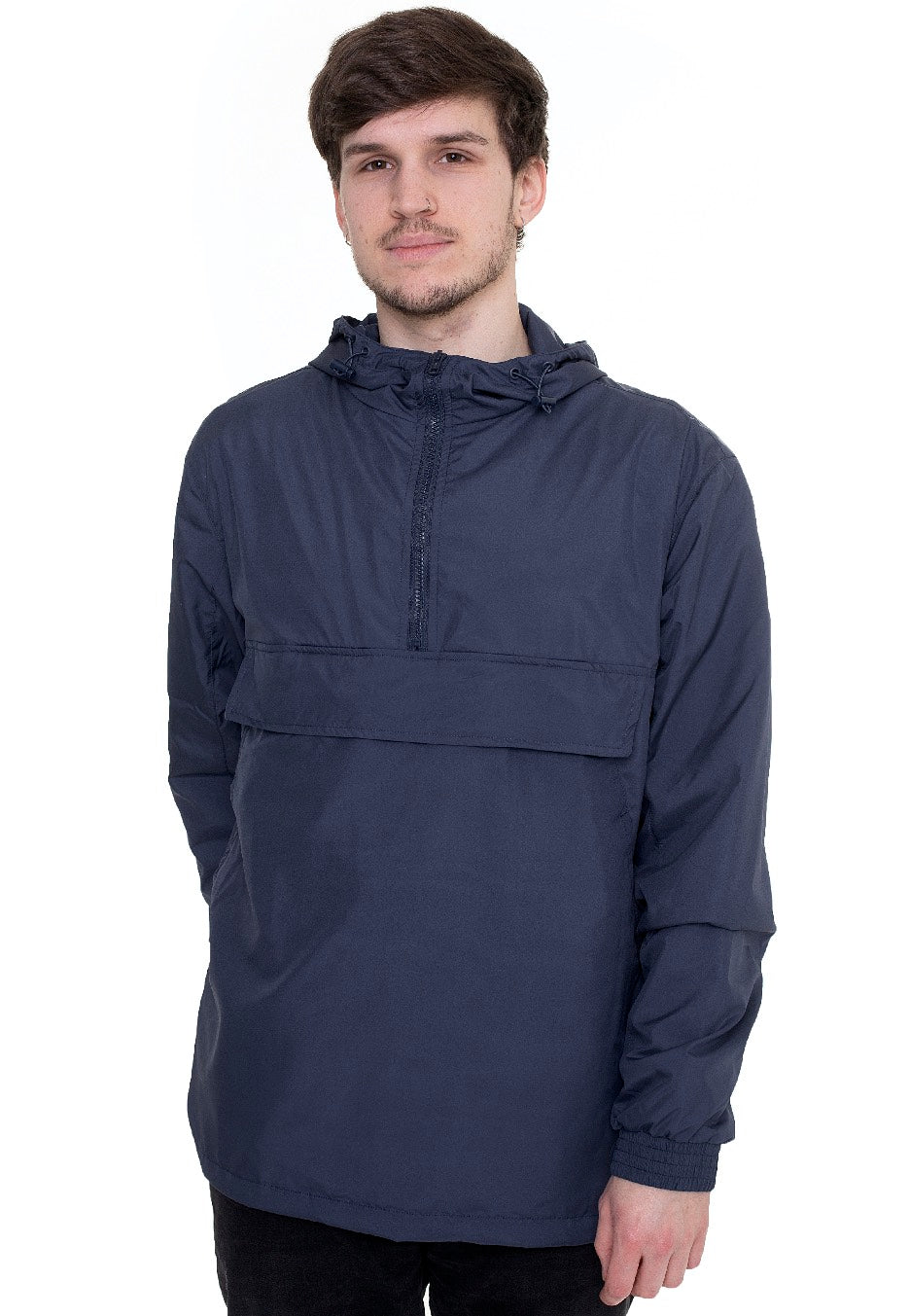 Urban Classics - Basic Pull Over Darkblue - Jacket | Men-Image