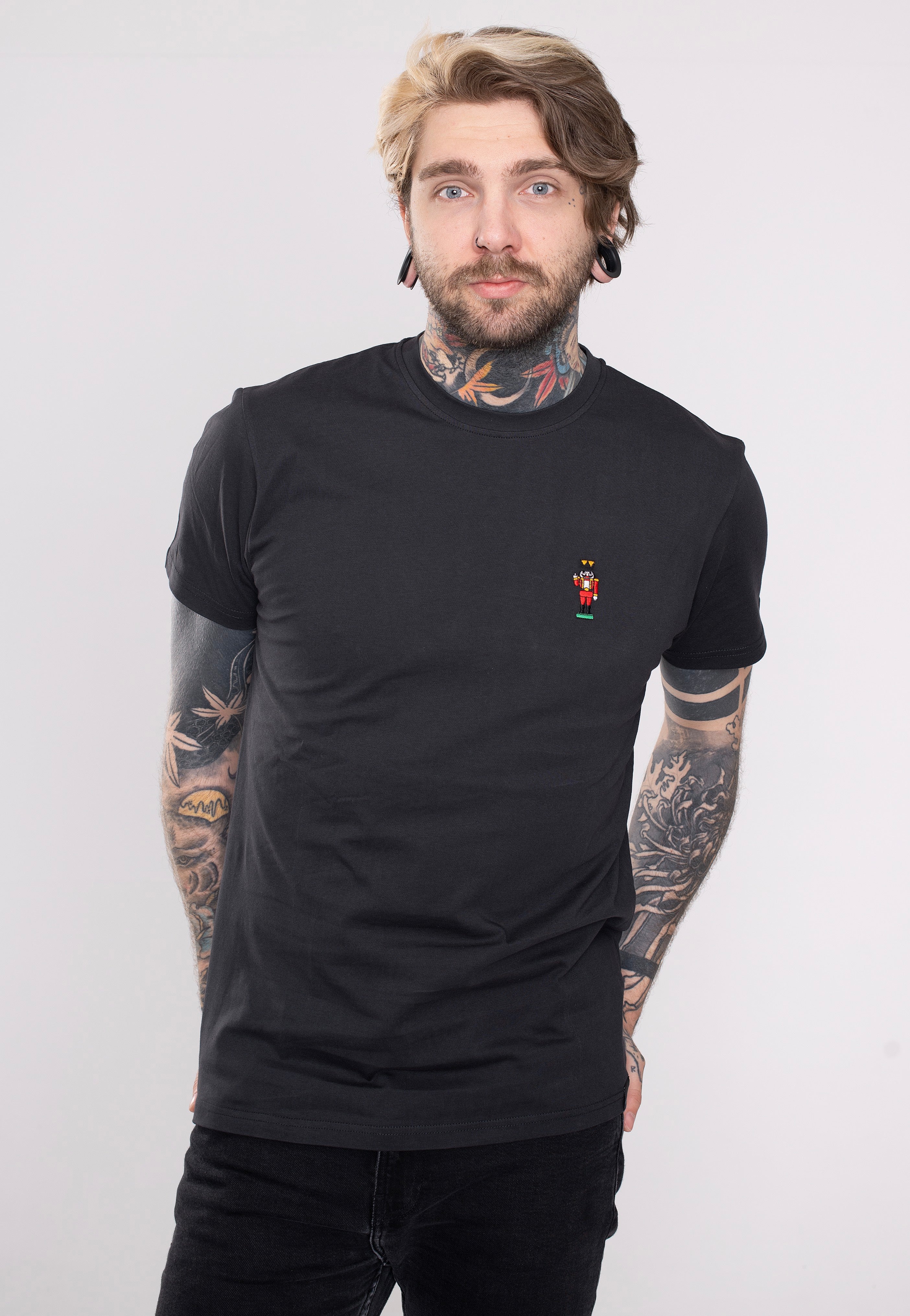 Iriedaily - Nutcrax Embroidered Coal - T-Shirt | Men-Image