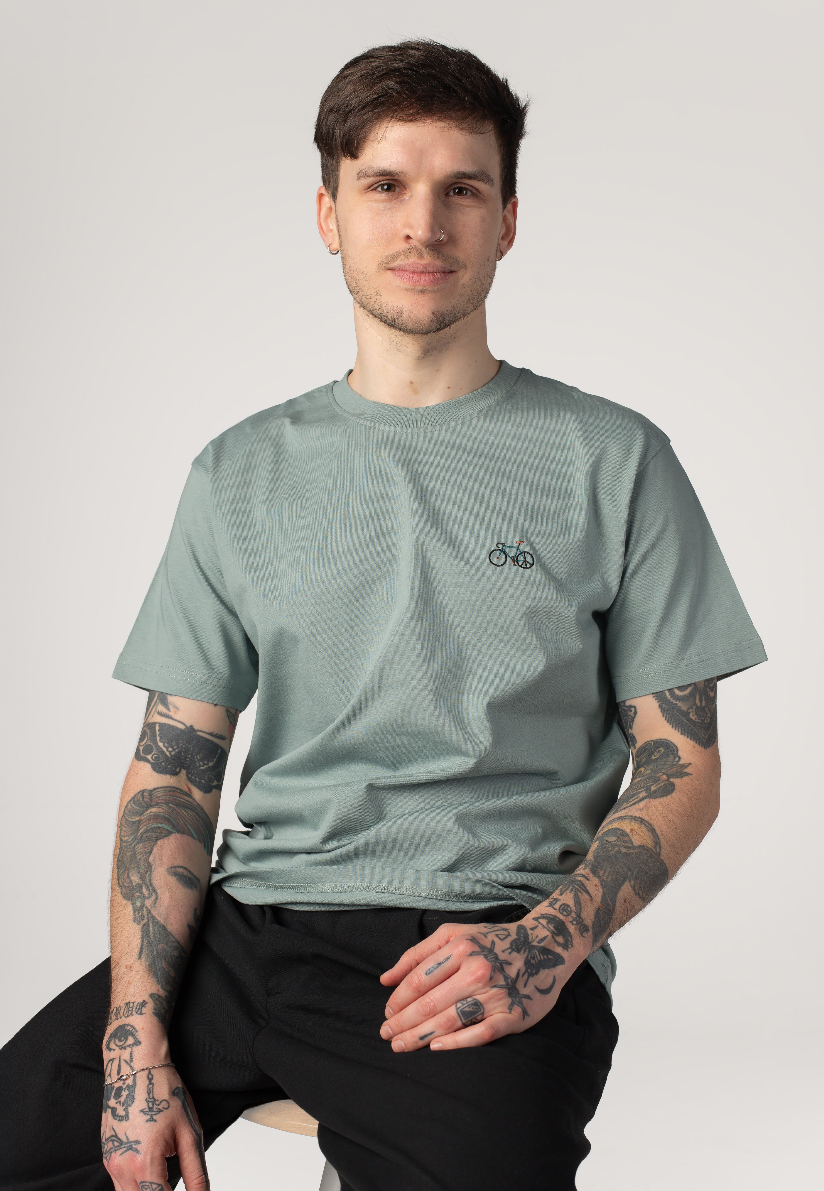 Iriedaily - Peaceride Emb Dark Slate - T-Shirt | Men-Image