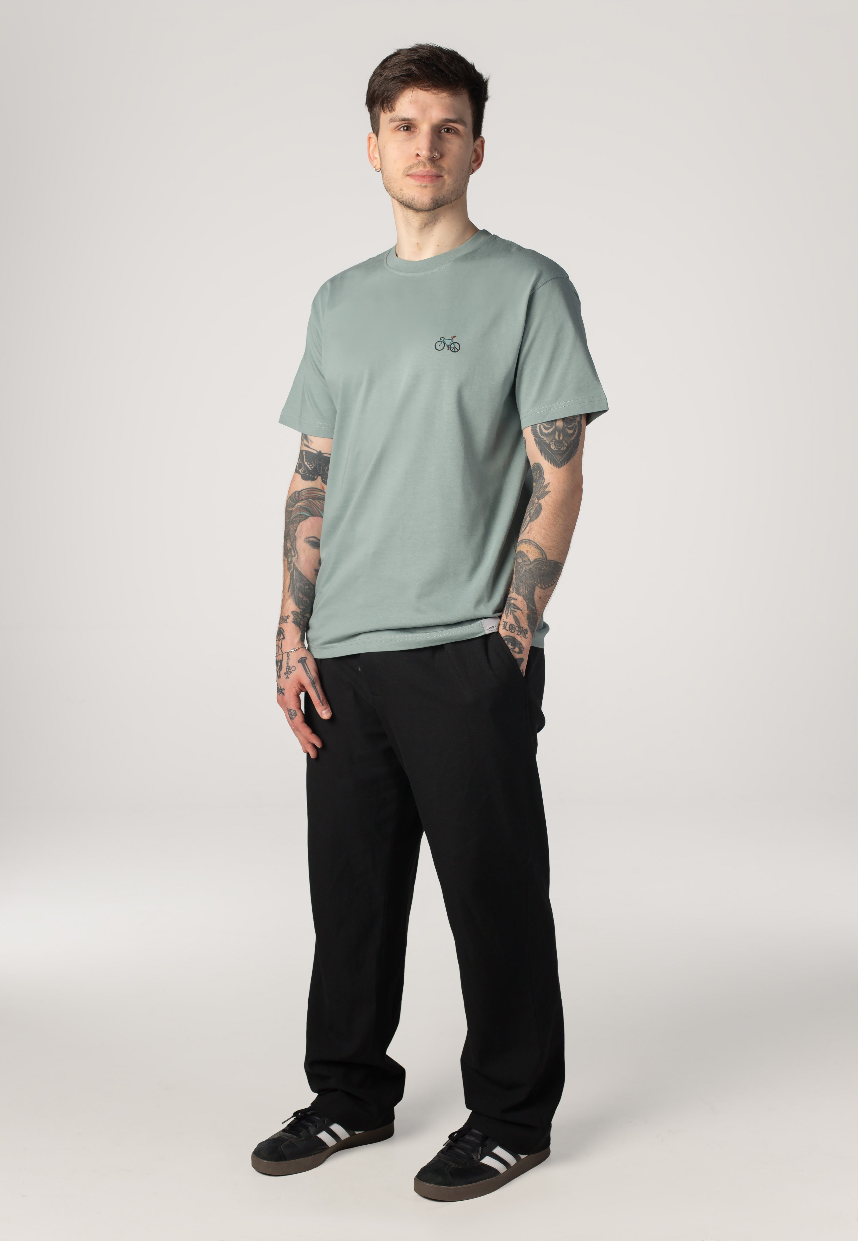 Iriedaily - Peaceride Emb Dark Slate - T-Shirt | Men-Image