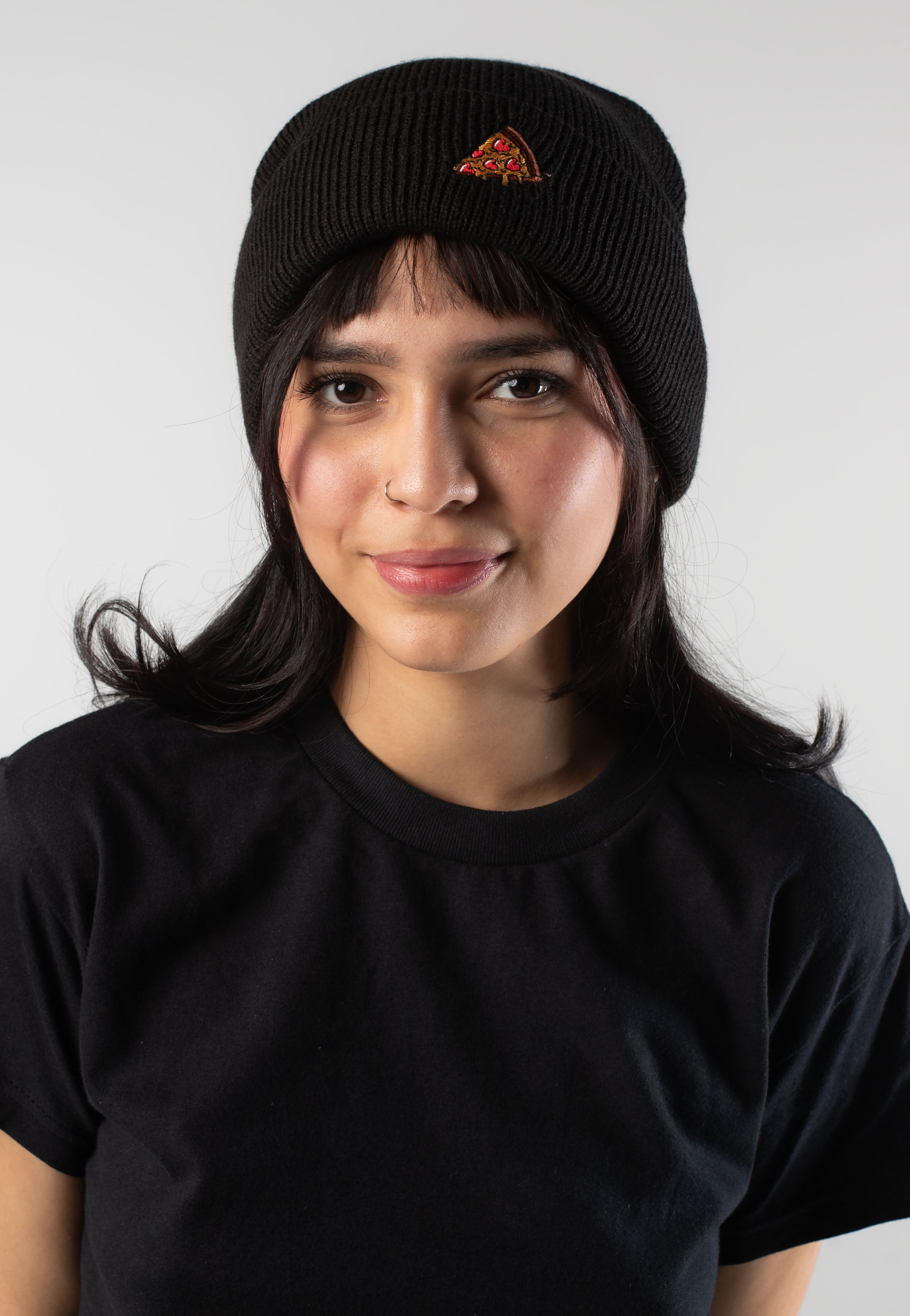 Iriedaily - Pizza Love Black - Beanie | Neutral-Image