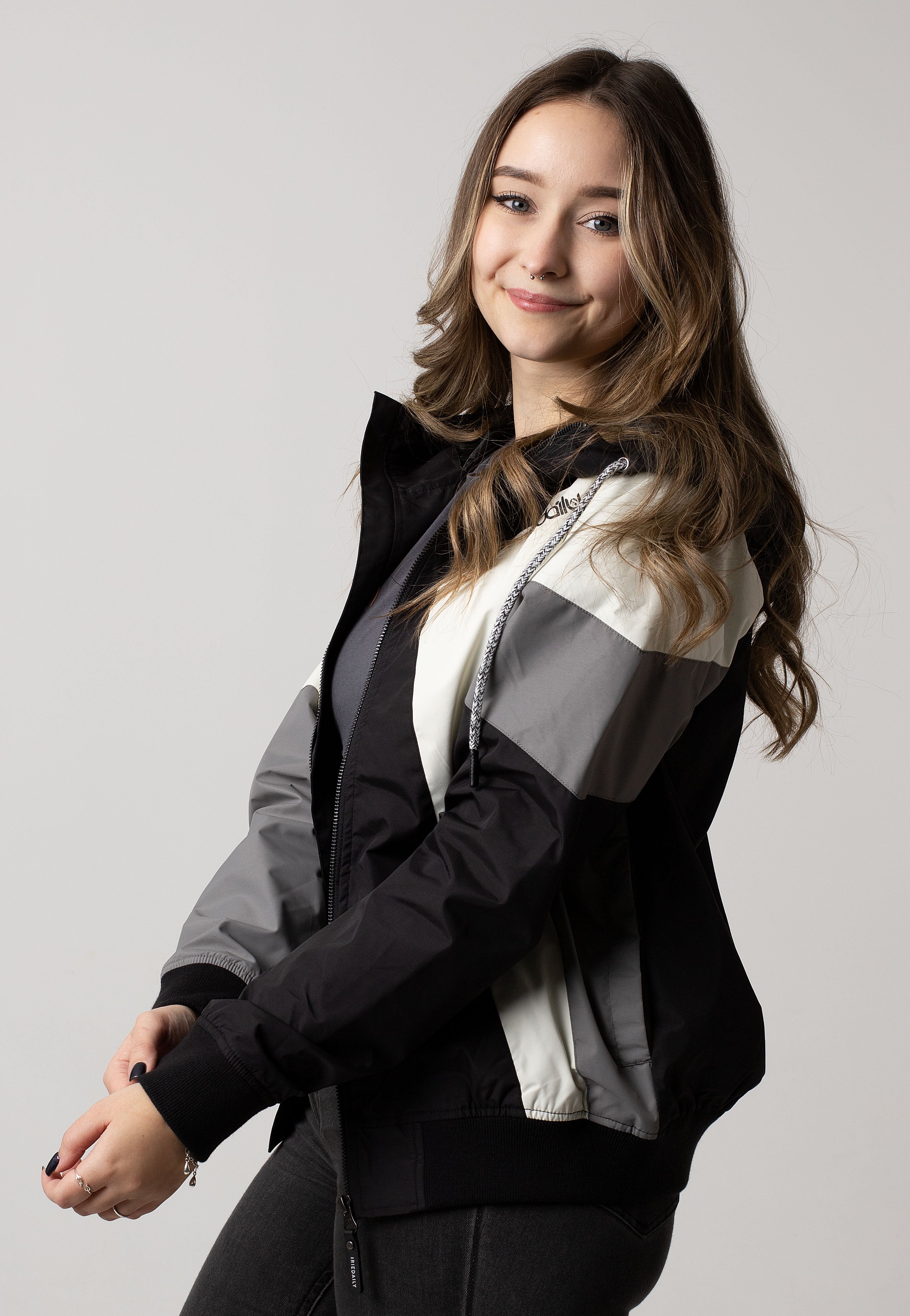 Iriedaily - Puzzled Black White - Jacket | Women-Image