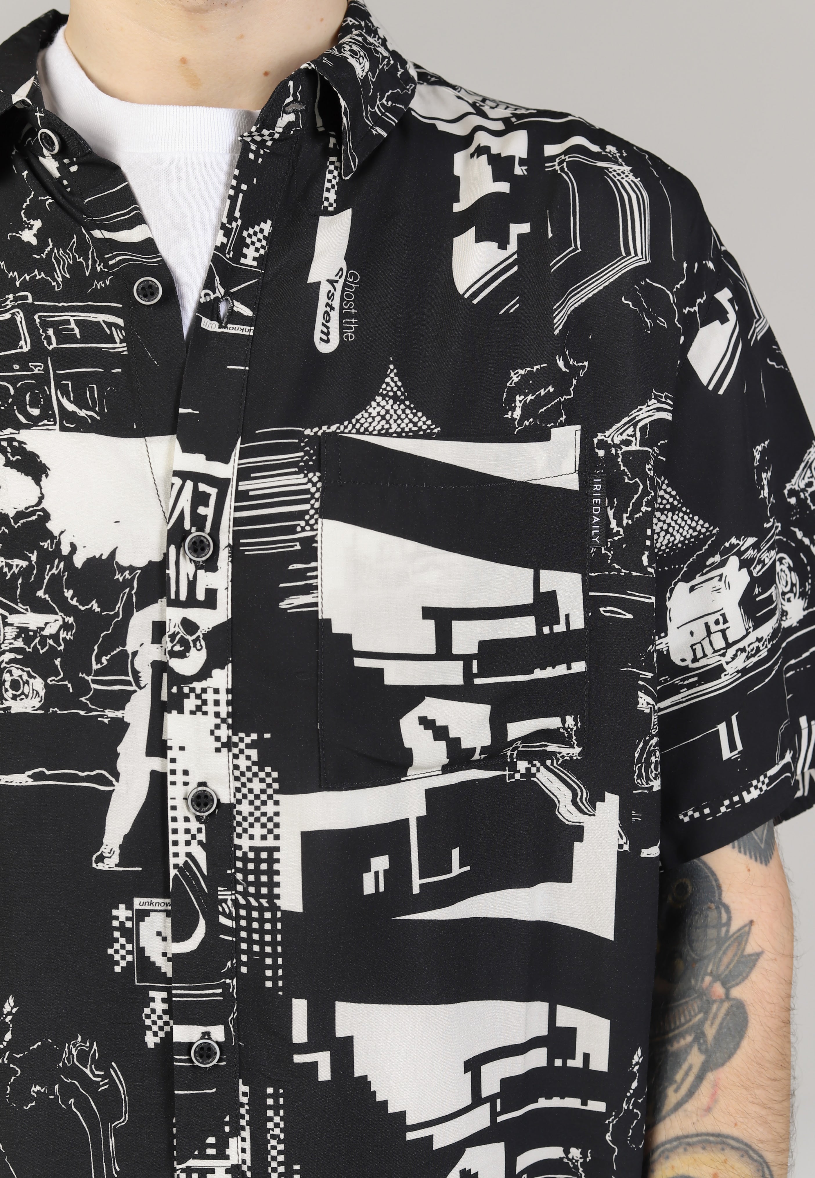 Iriedaily - Resort Salt N Pepper - Shirt | Men-Image