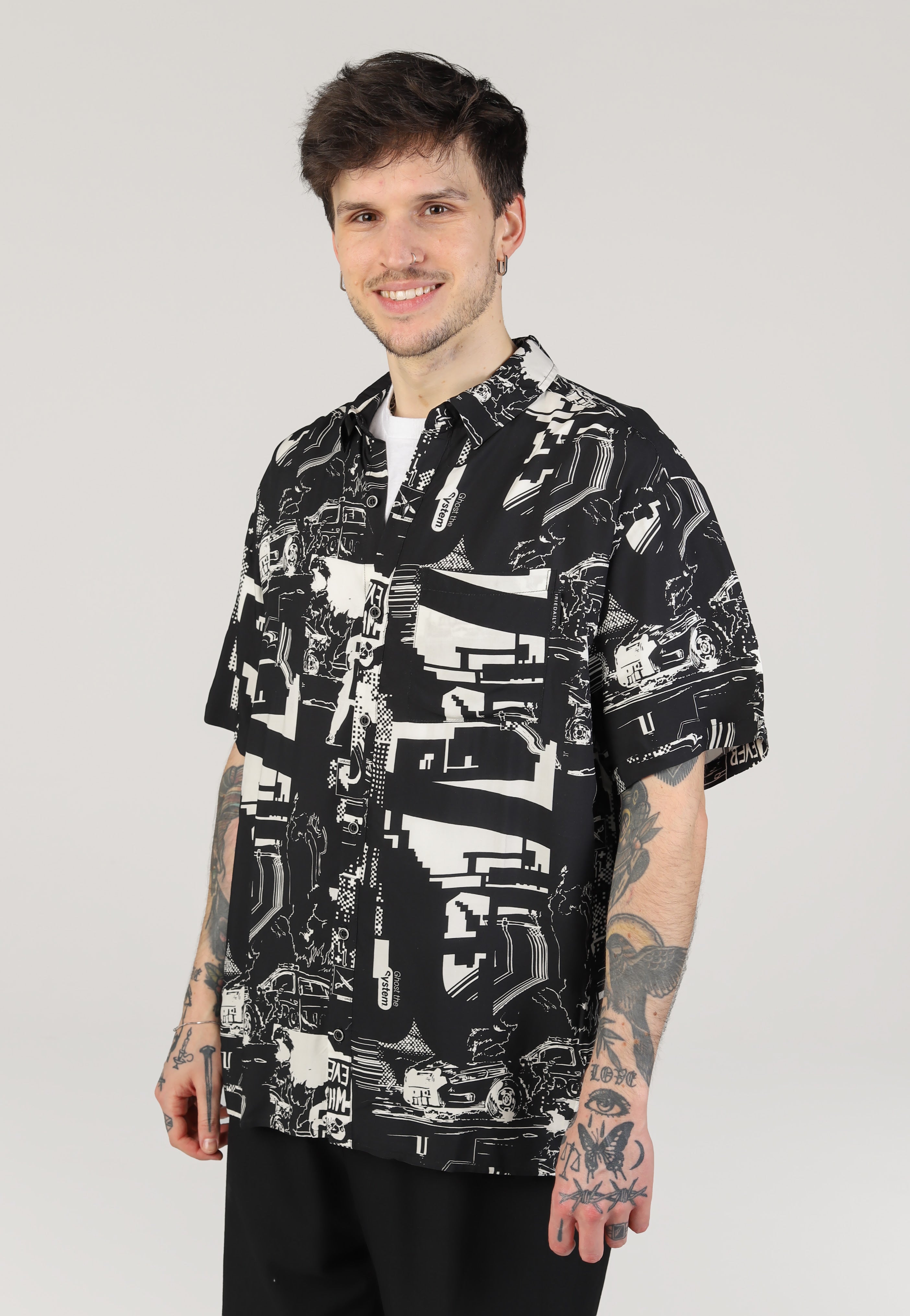 Iriedaily - Resort Salt N Pepper - Shirt | Men-Image