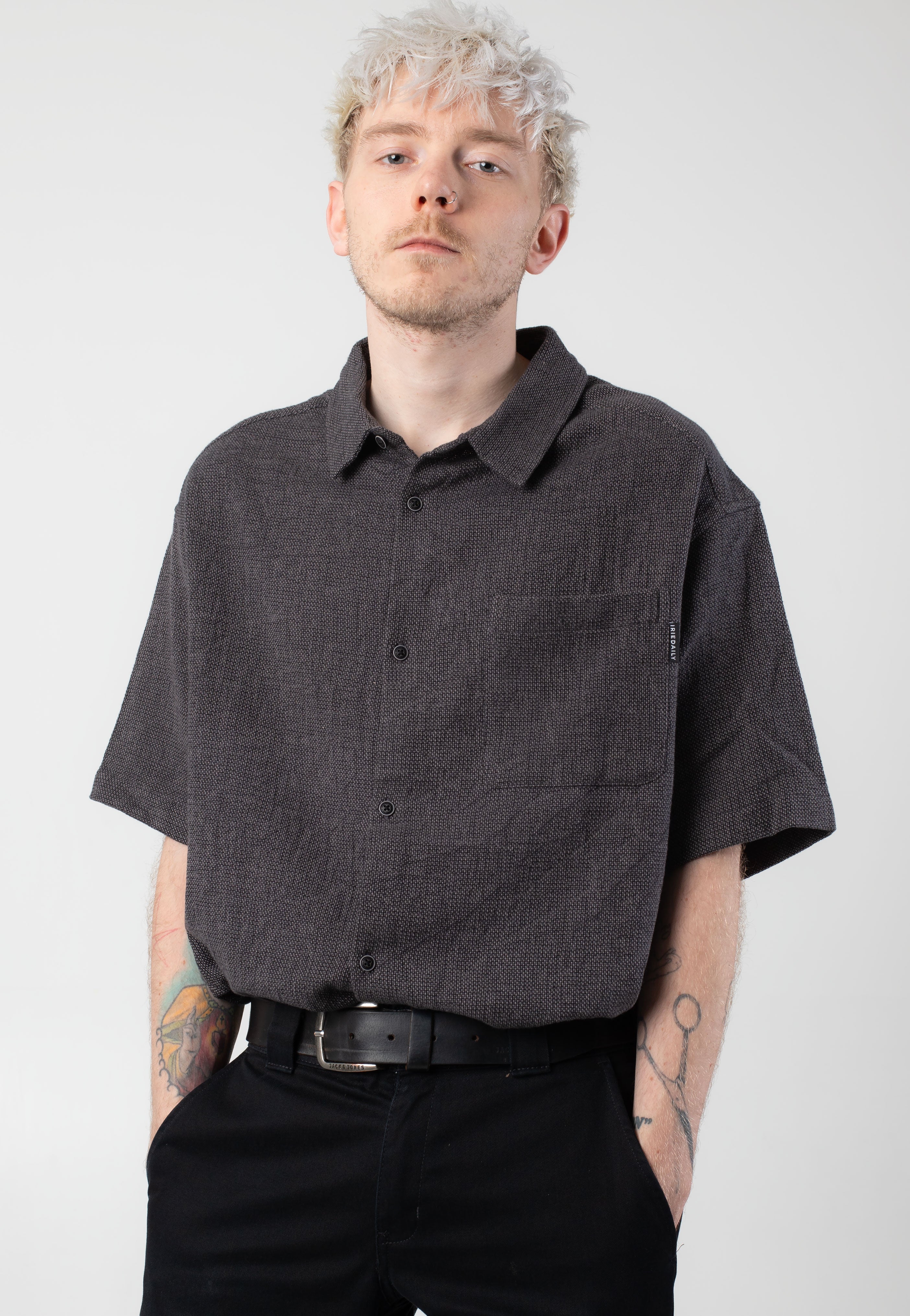 Iriedaily - Sammy Summer Anthracite - Shirt | Men-Image