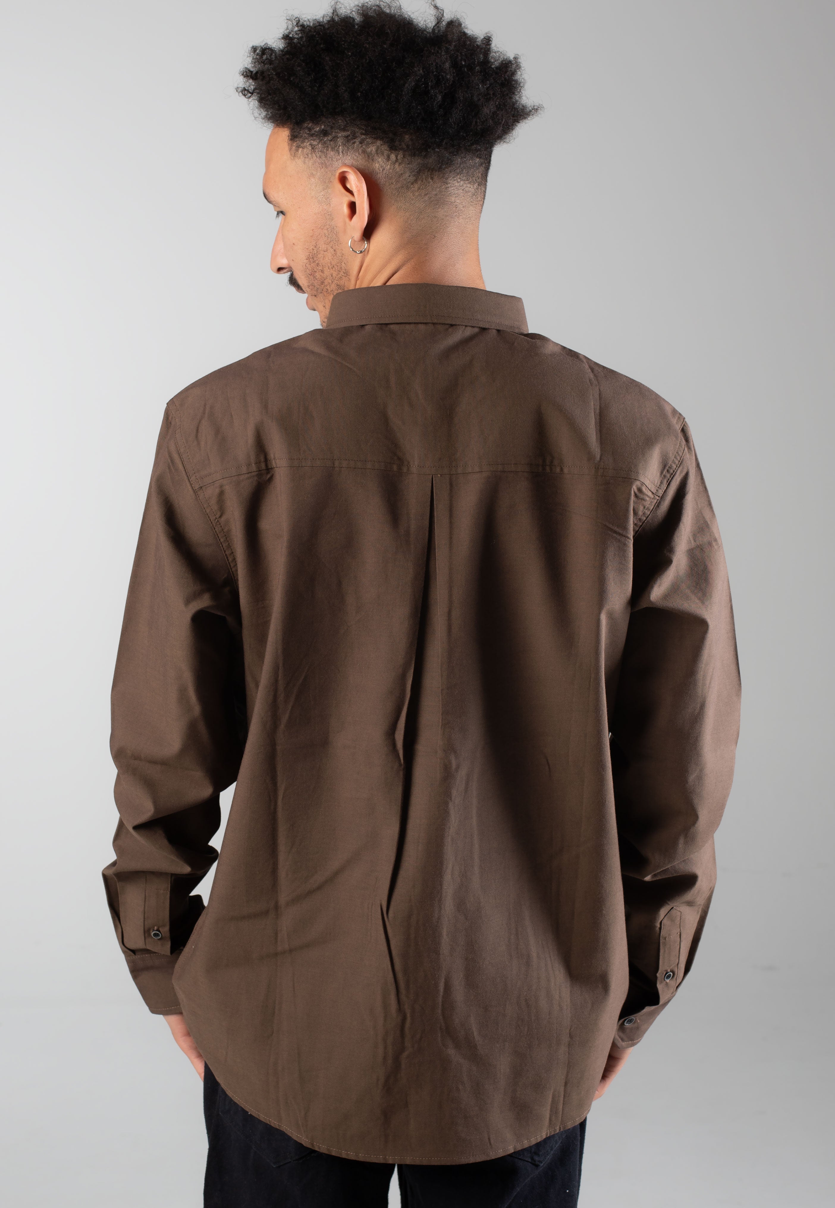 Iriedaily - Samuel LS Dark Coffee - Shirt | Men-Image