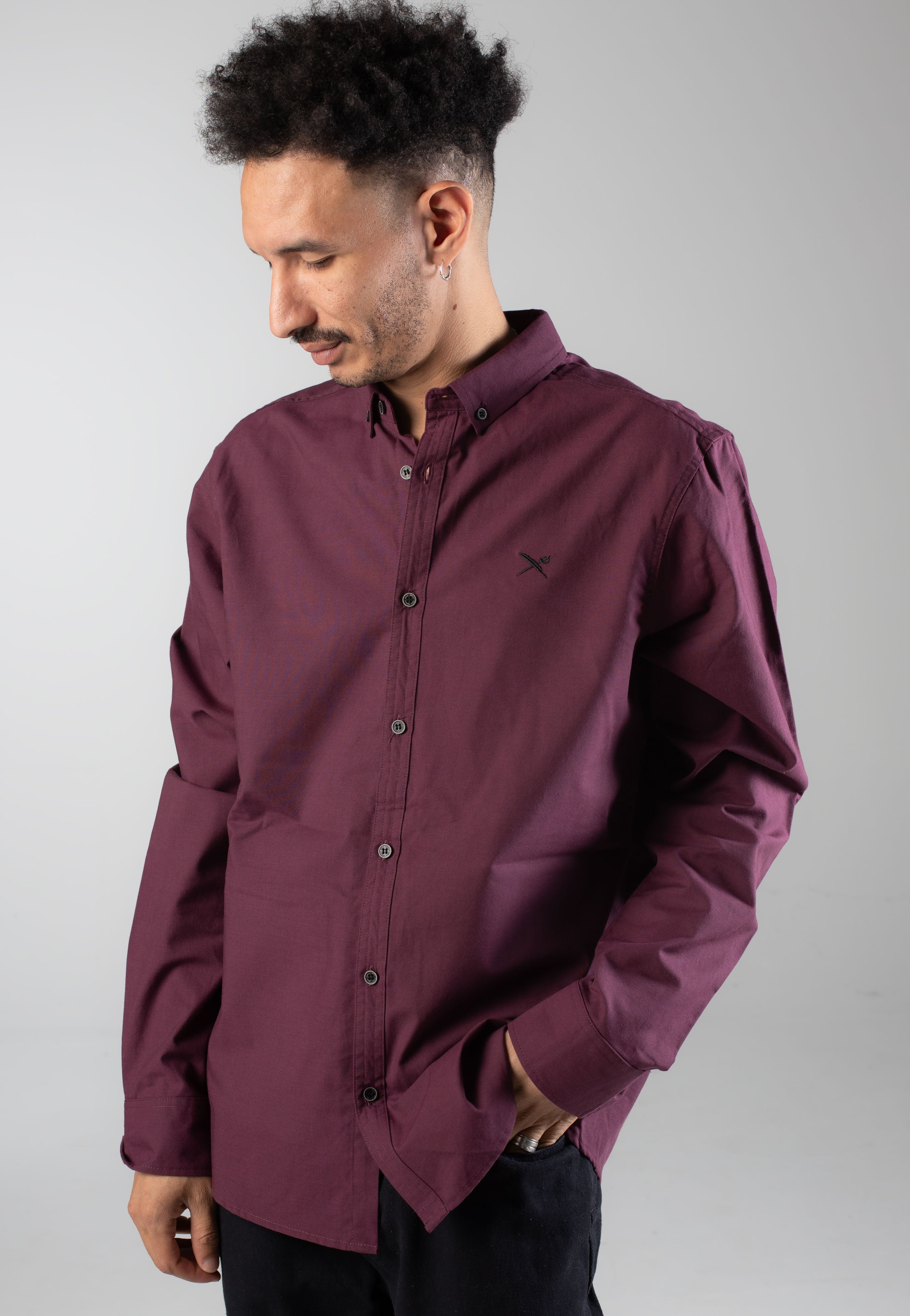 Iriedaily - Samuel LS Wine - Shirt | Men-Image