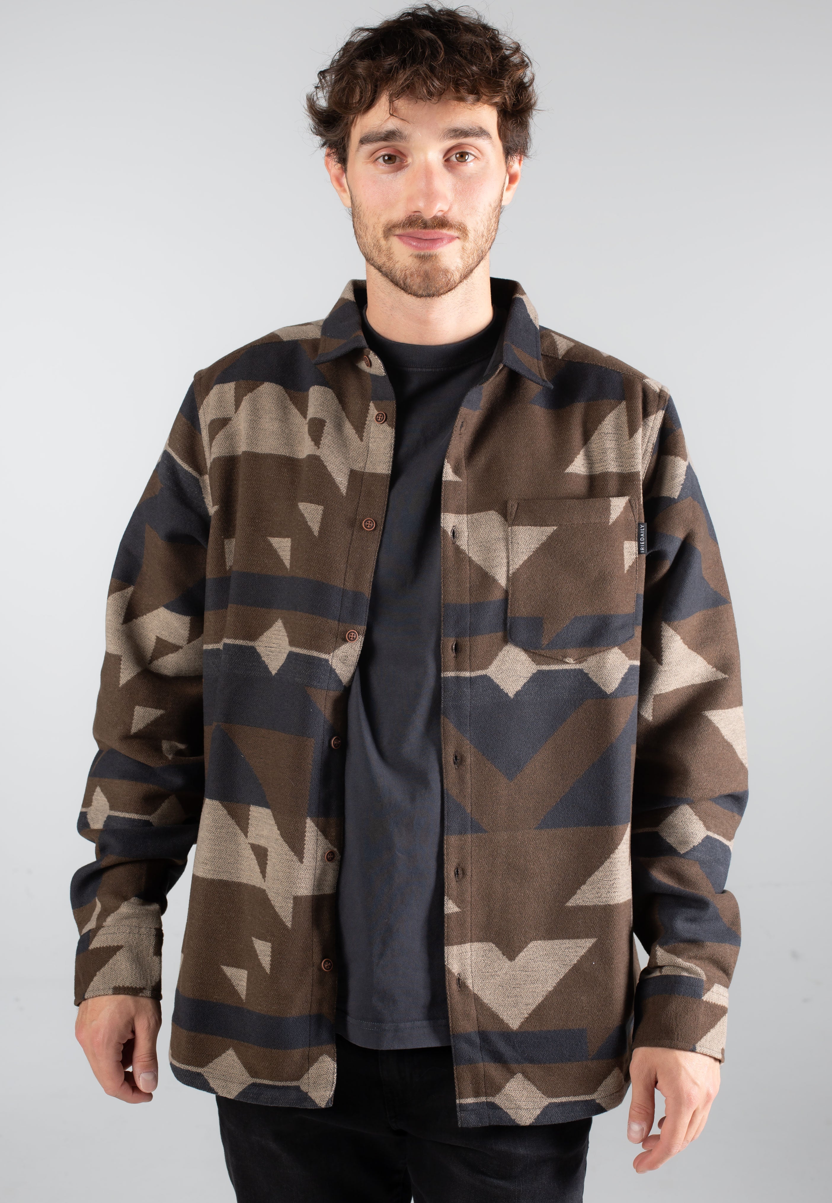 Iriedaily - Santania Dark Coffee - Shirt | Men-Image