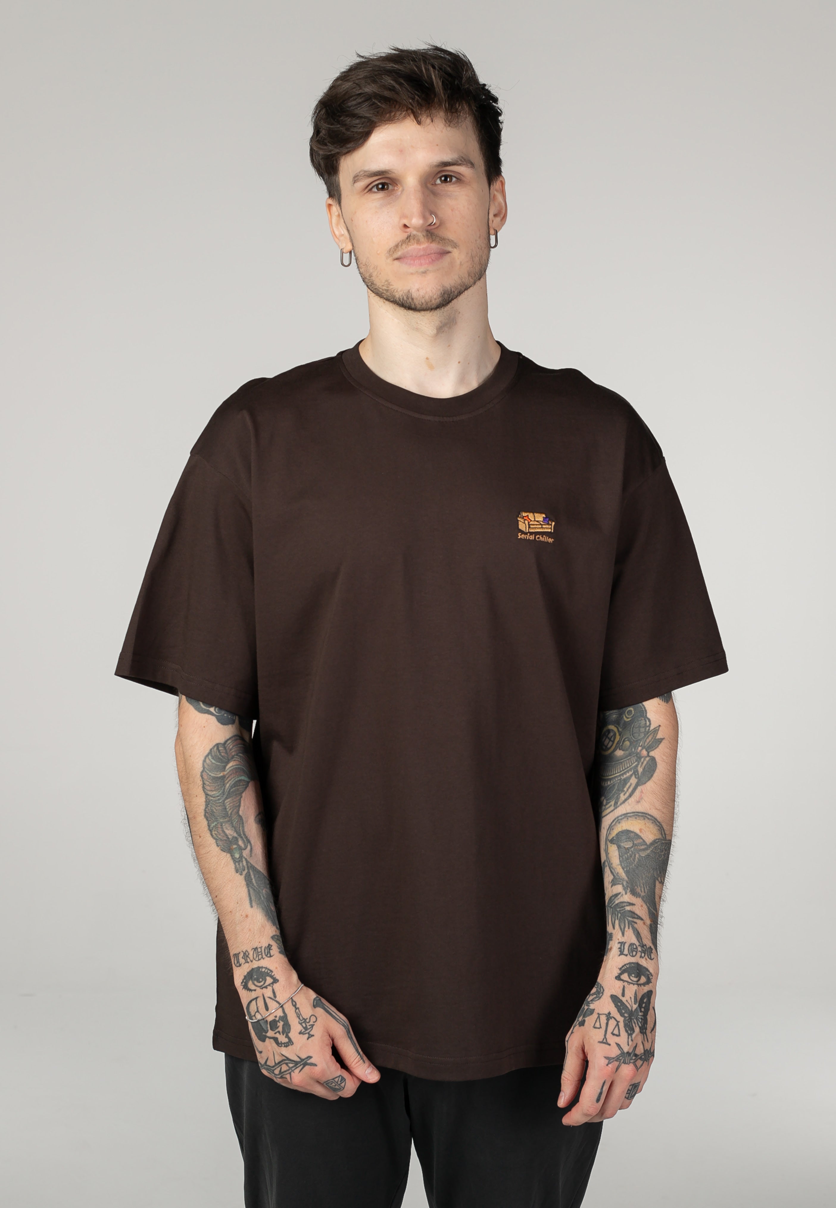 Iriedaily - Serial Chiller Dark Coffee - T-Shirt | Men-Image